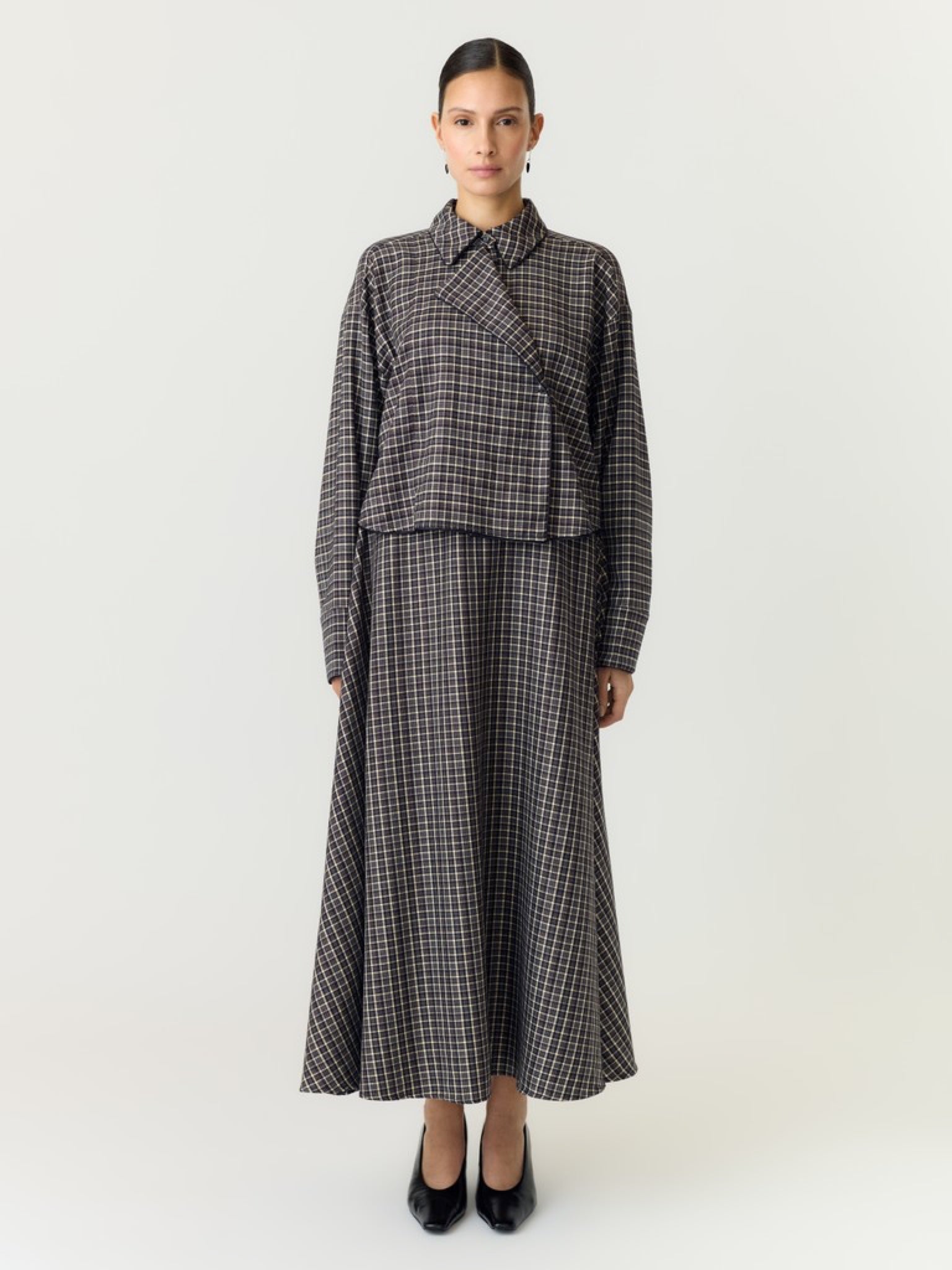 YASTULVA Jupe — Black Tulva Check | Appart 17