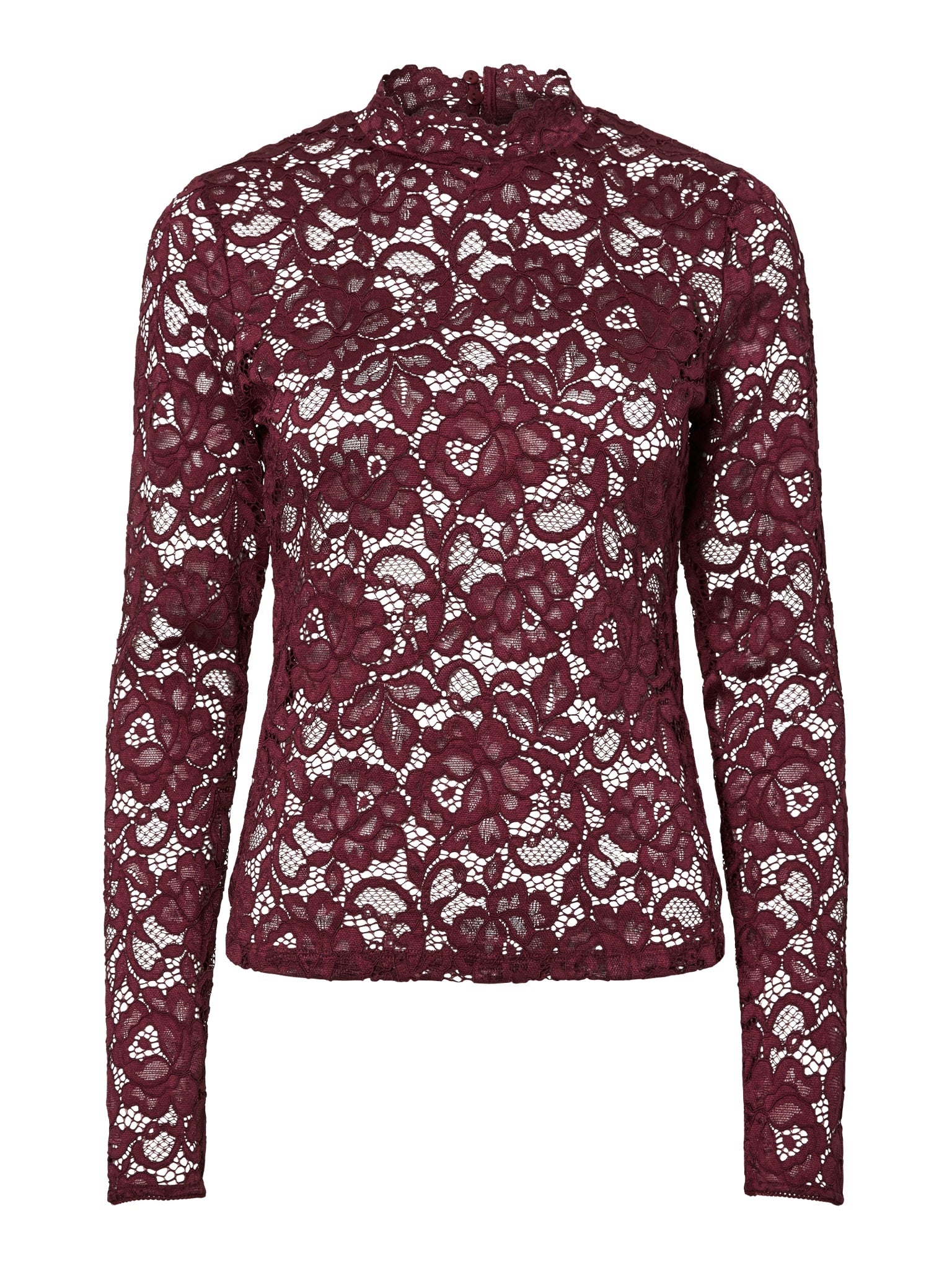 YASLACEY Top en dentelle manches longues Port Royale – YAS | Appart 17