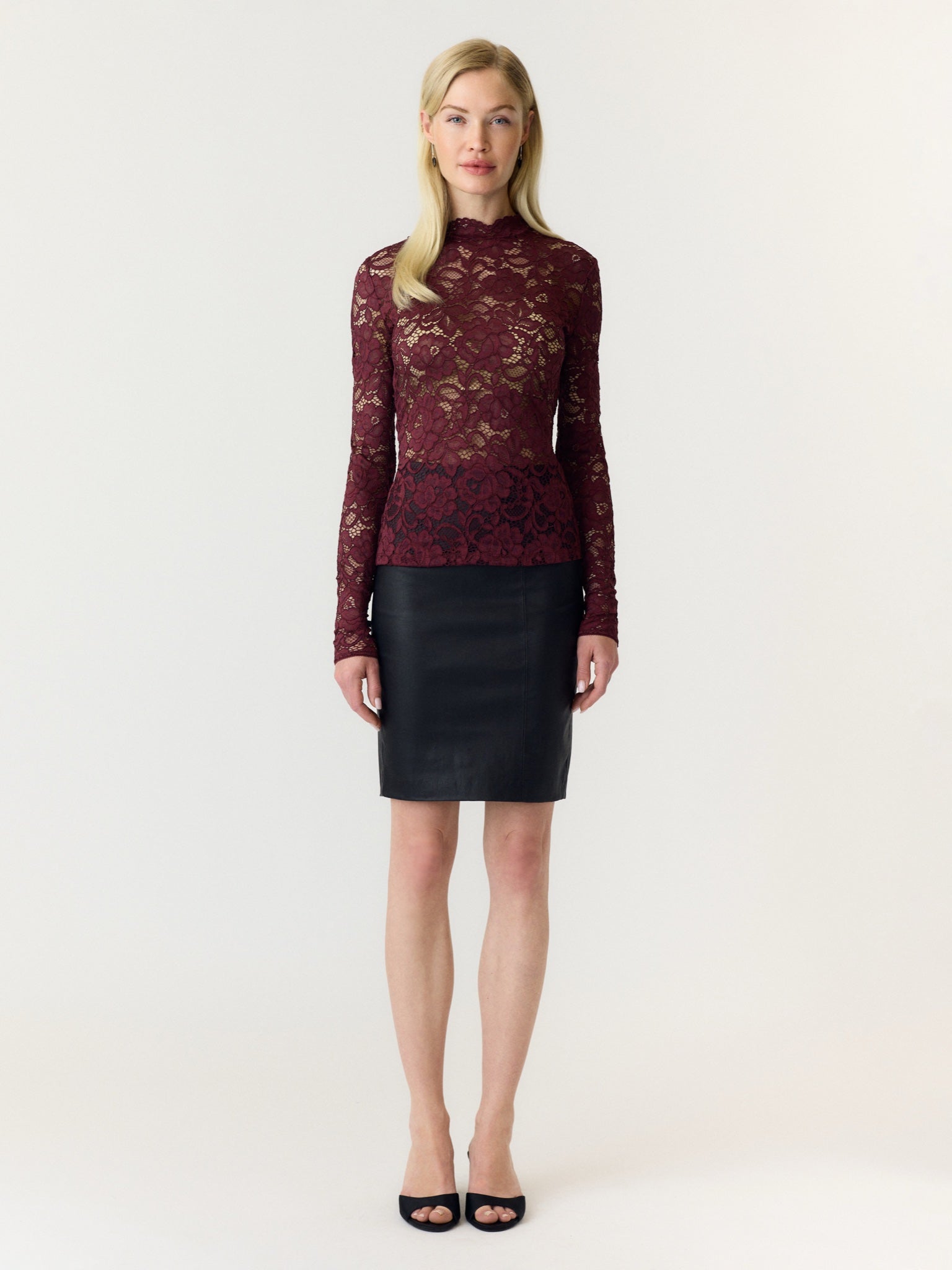 YASLACEY Top en dentelle manches longues Port Royale – YAS | Appart 17