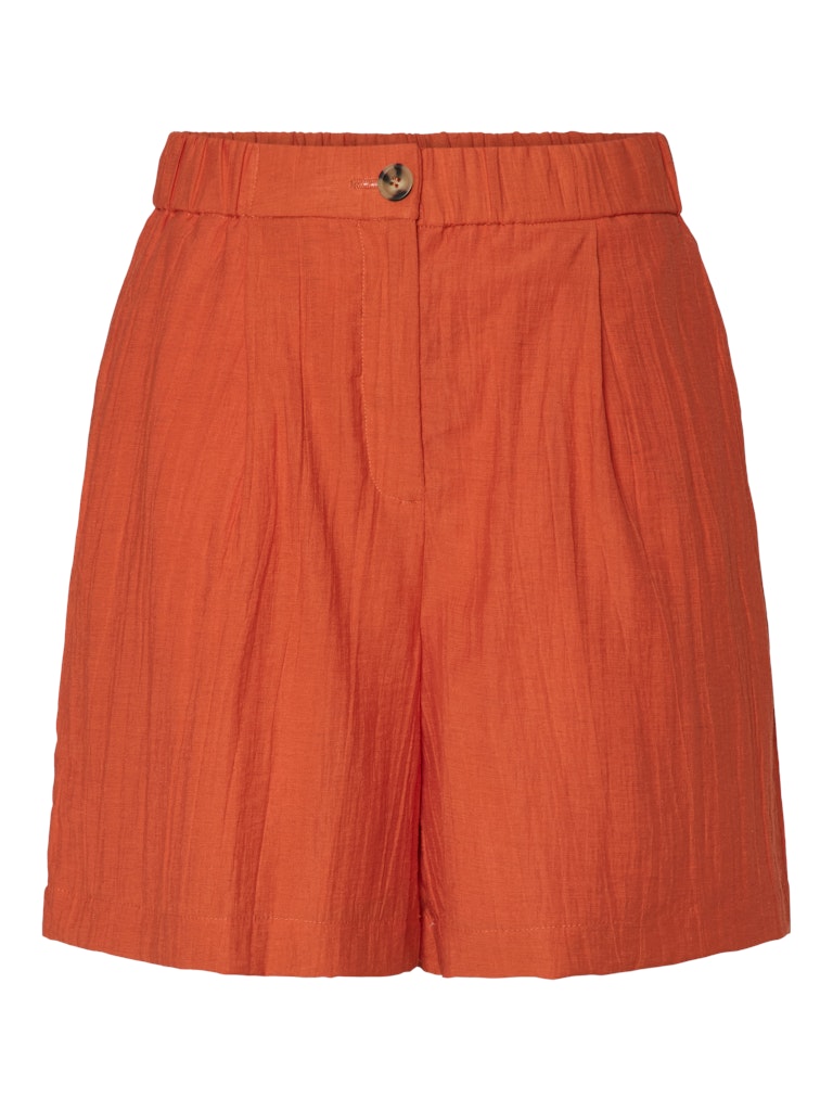 YAS YASSTAW Short Taille Haute Femme Rouge cerise
