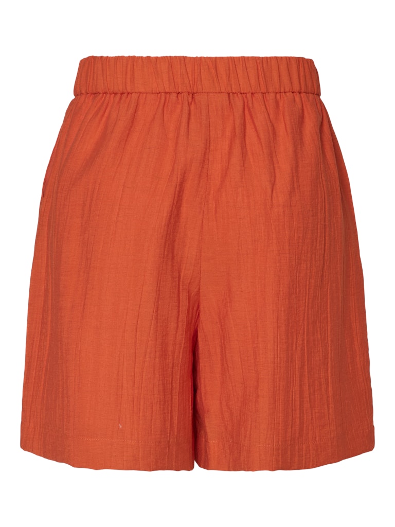 YAS YASSTAW Short Taille Haute Femme Rouge cerise