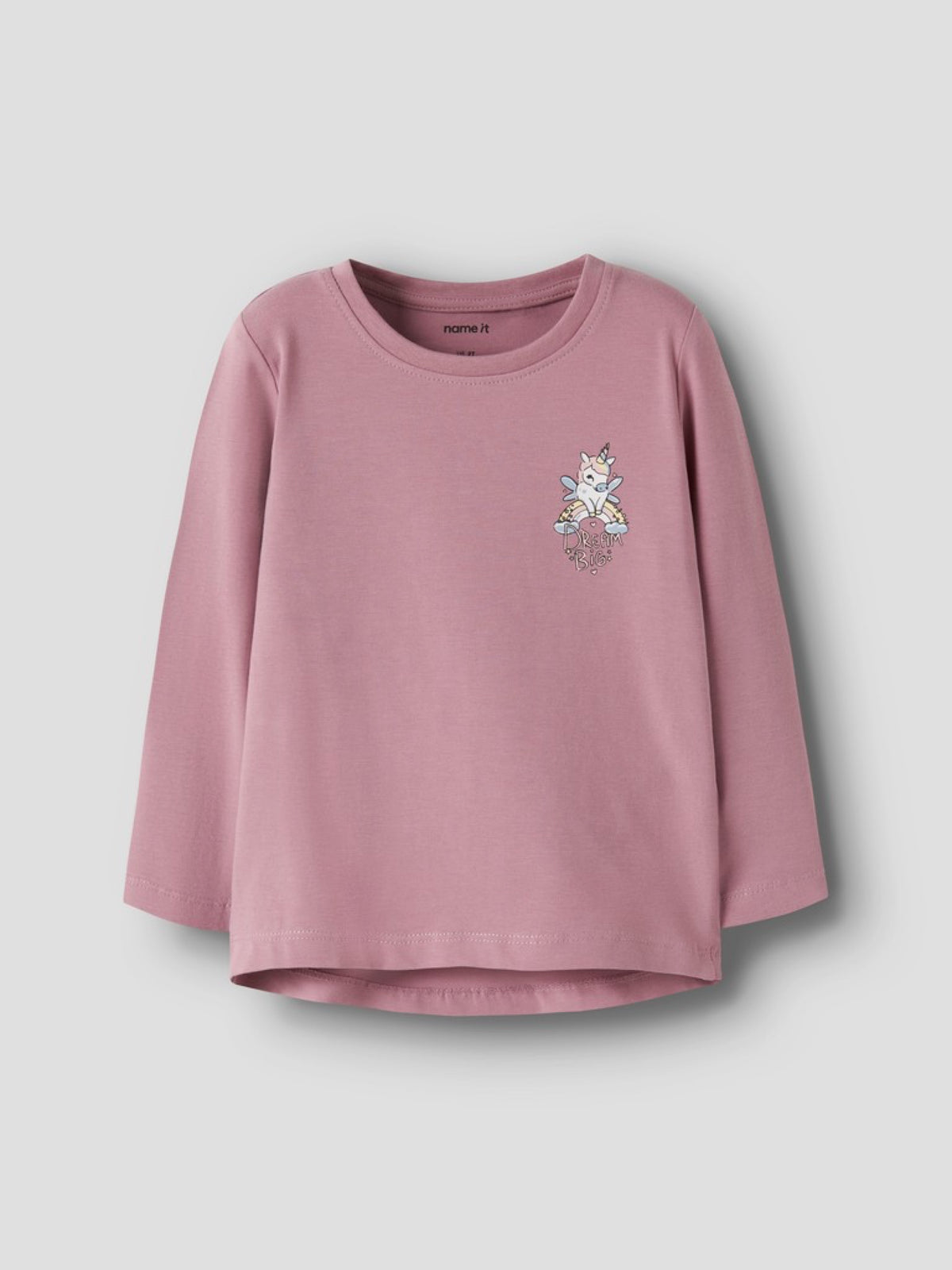 NMFVIX T-shirt manches longues imprimé fille — name it — Lilas Unicorn — autre vue 2 | Appart 17 Bruxelles