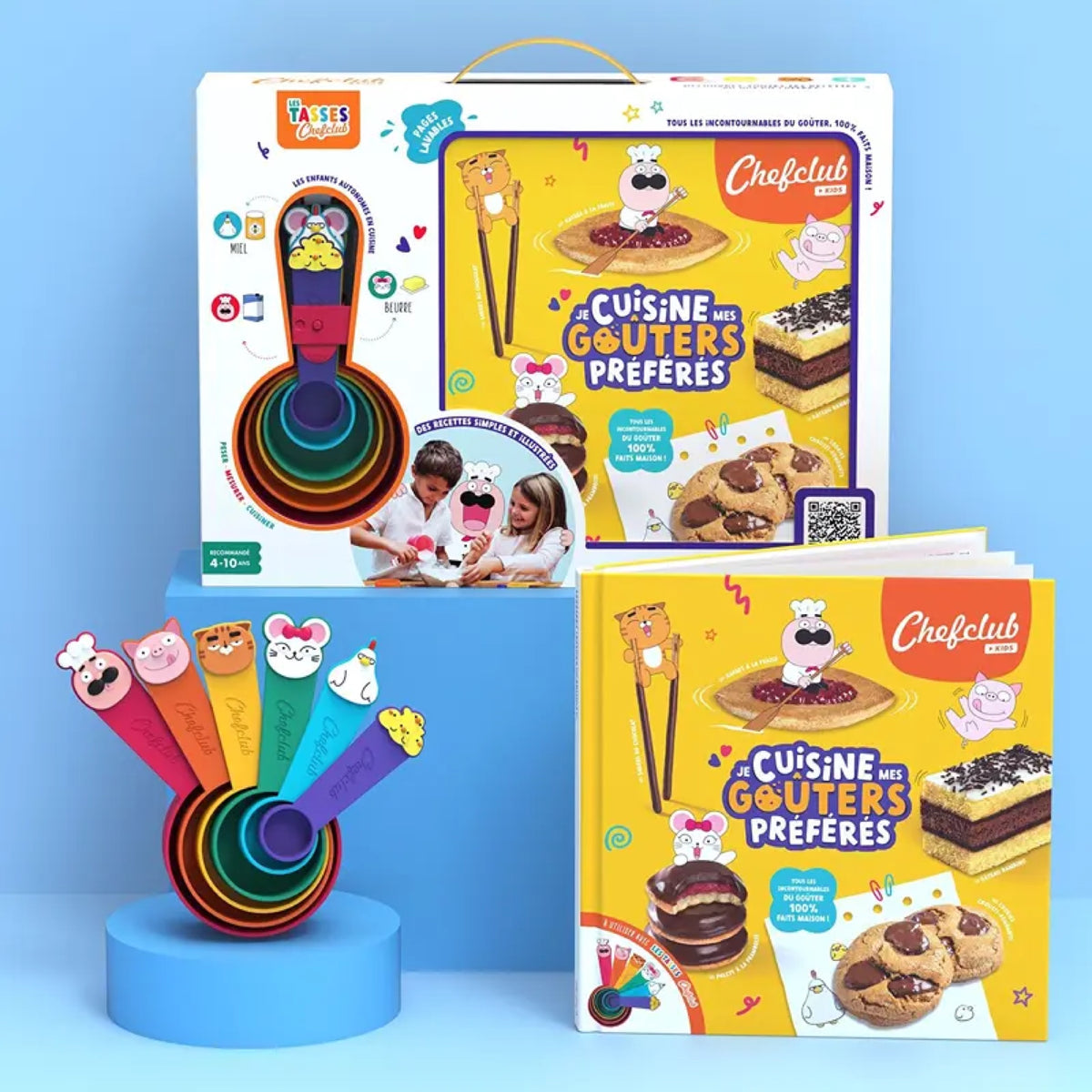Coffret cuisine enfant livre de recettes — Chefclub Kids — Je cuisine mes goûters préférés — autre vue 3 | Appart 17 Bruxelles