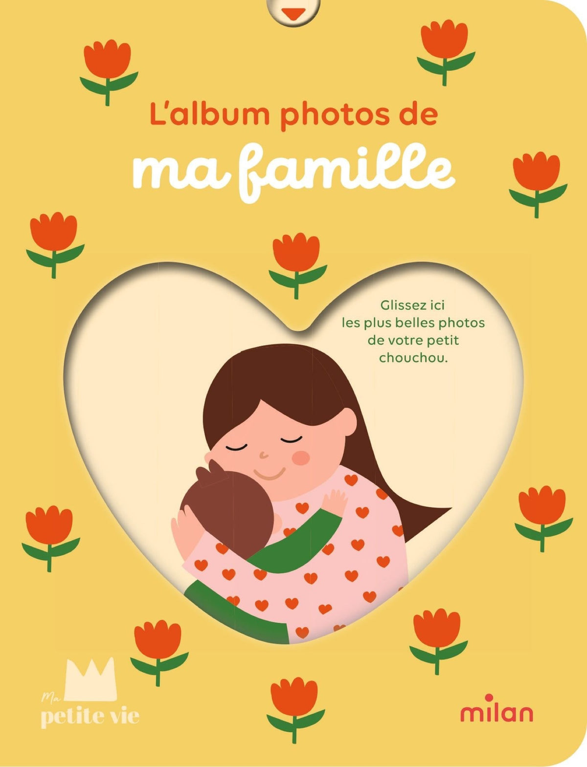 Mon album photos tout-carton pour bébé — Milan — Ma famille — packshot | Appart 17 Bruxelles