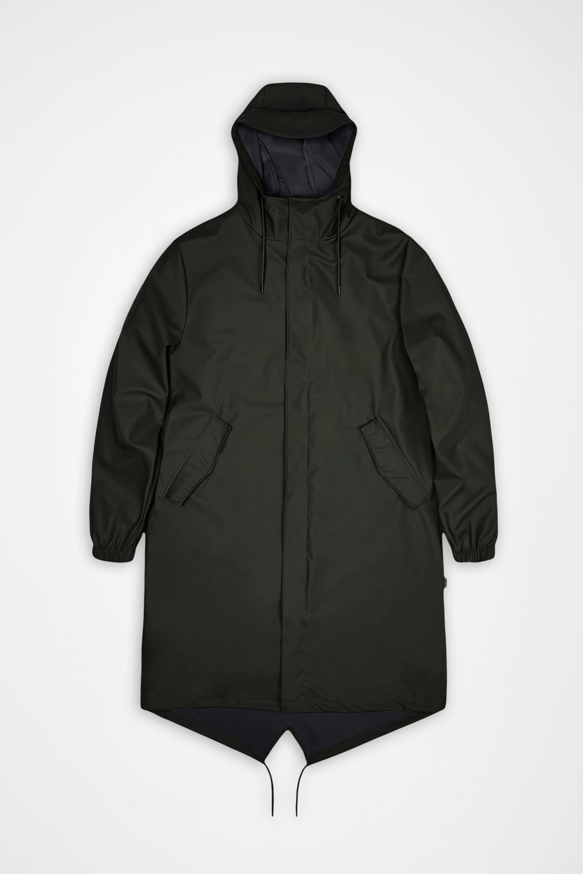 Fishtail Parka W3 — Rains — Green — packshot | Appart 17 Bruxelles