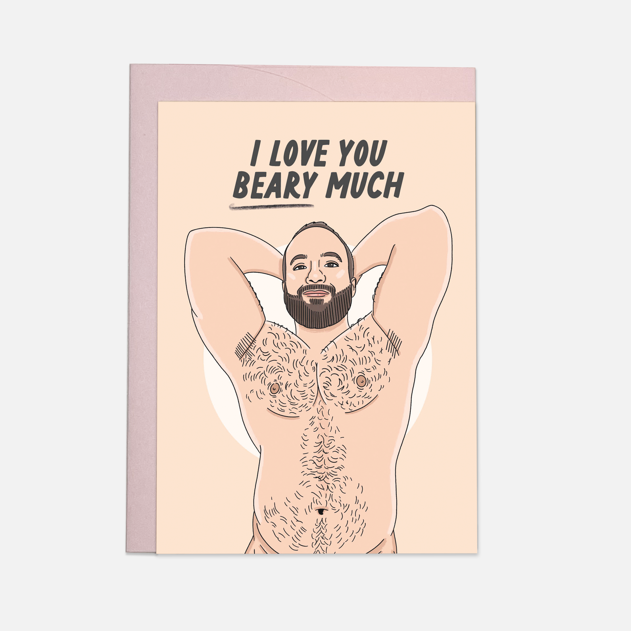 Carte d'amour LGBTQ+ « I Love You Beary Much » — Kaart Blanche | Appart 17