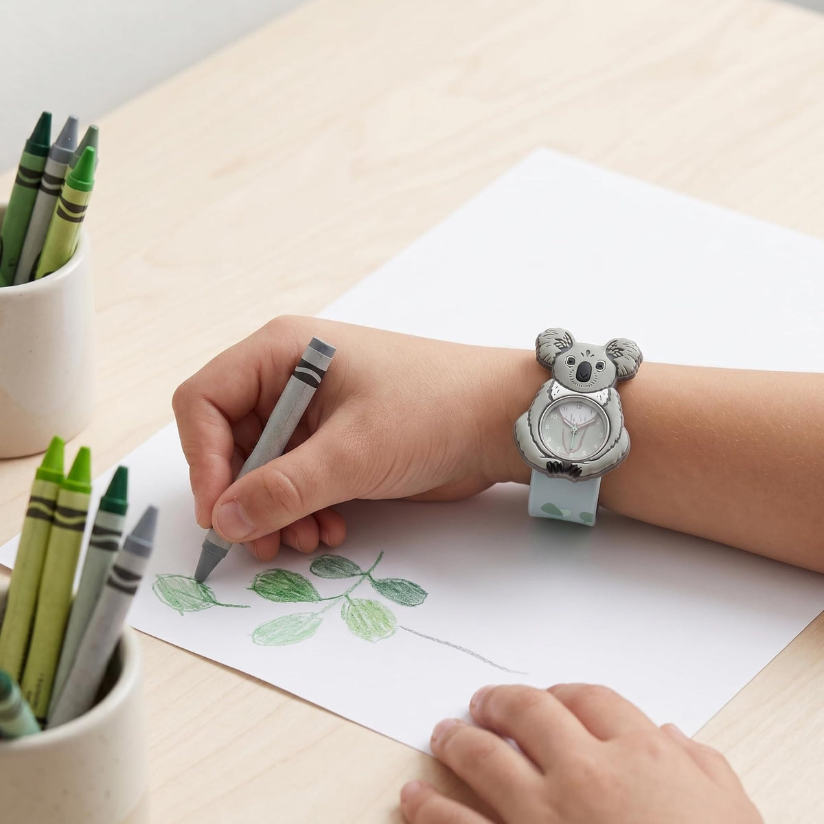 Montre slap enfant Time Pals — Mava Design — Koala — packshot | Appart 17 Bruxelles