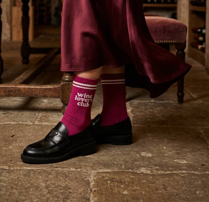 Chaussettes Join The Club - Club des amateurs de vin bourgogne - 42-46 — Appart 17 Bruxelles