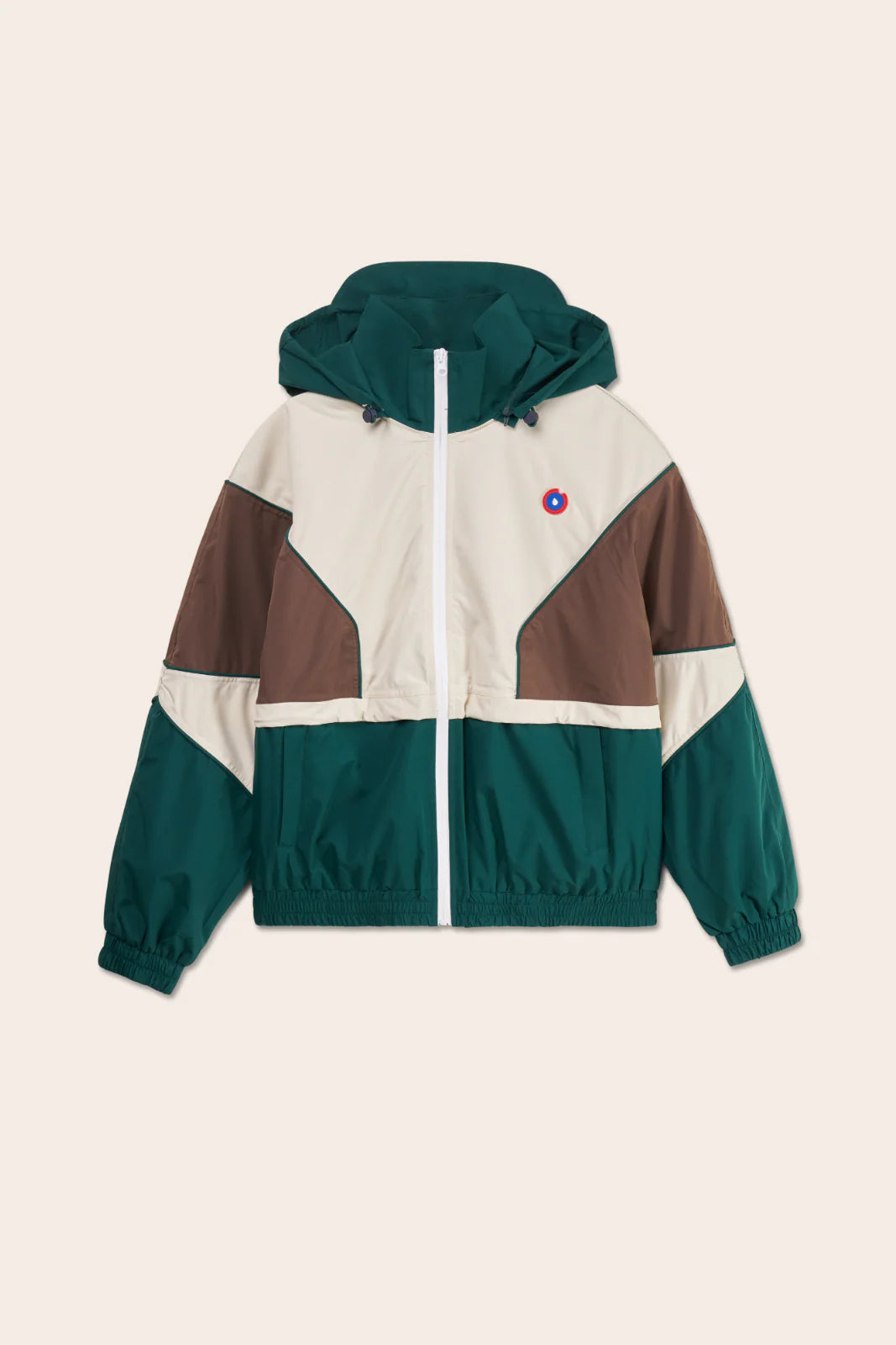 SAINT-MARTIN - VESTE IMPERMÉABLE verte — Flotte — vue de dos | Appart 17