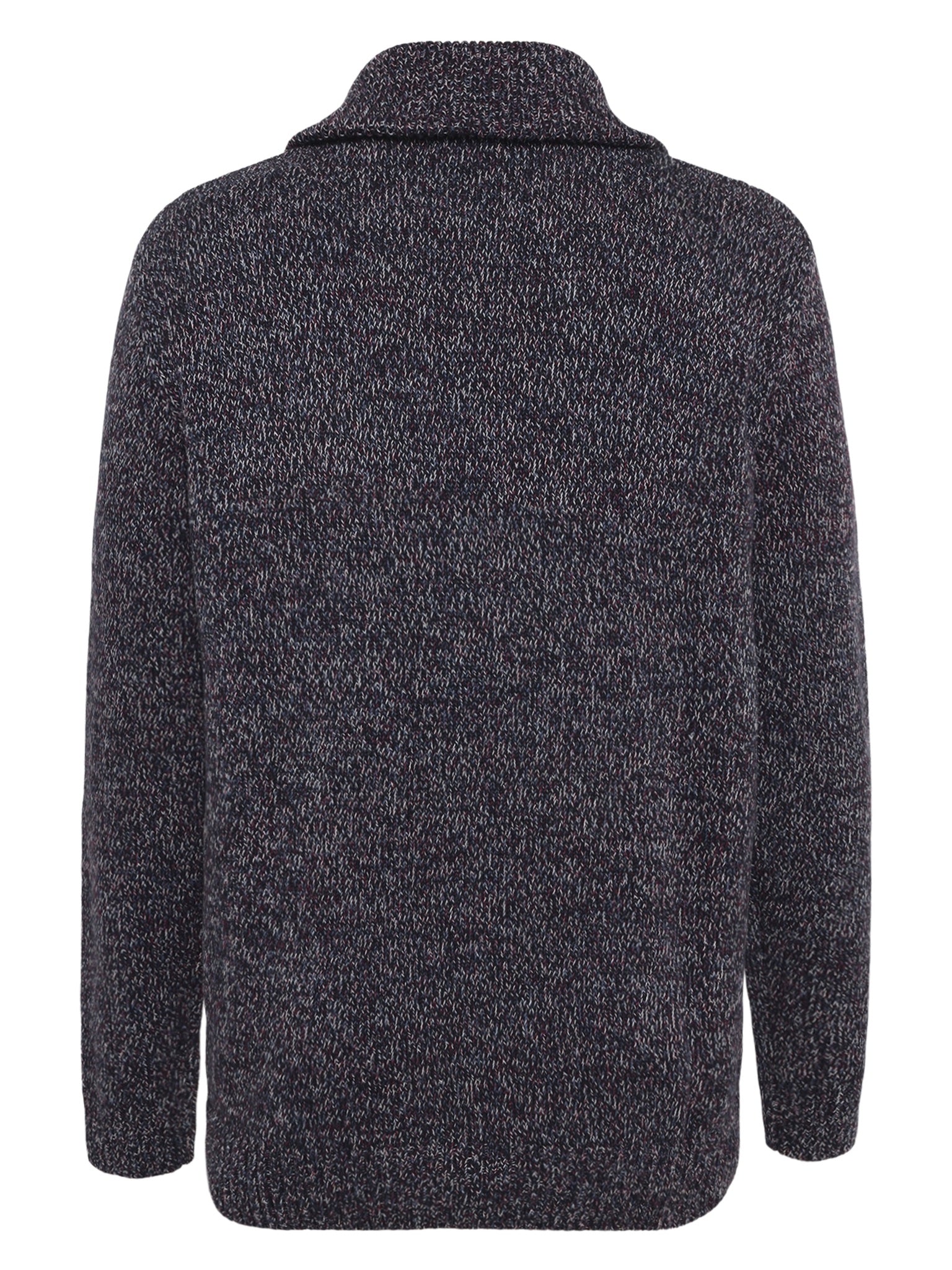 Quarter Zip Sweater — Blue Multi — vue 2