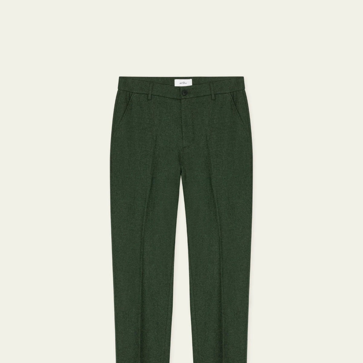 Pantalon de costume en laine — Rosin Green — Les Deux