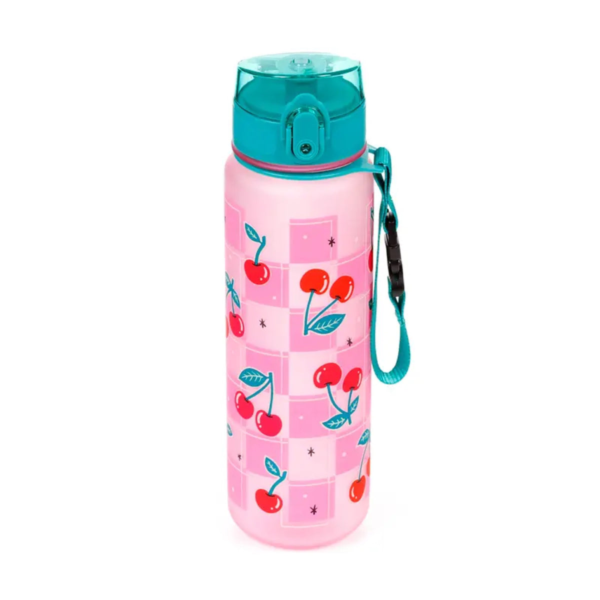Gourde 600 ml à bouchon pop — Puckator — Cerises — autre vue 5 | Appart 17 Bruxelles