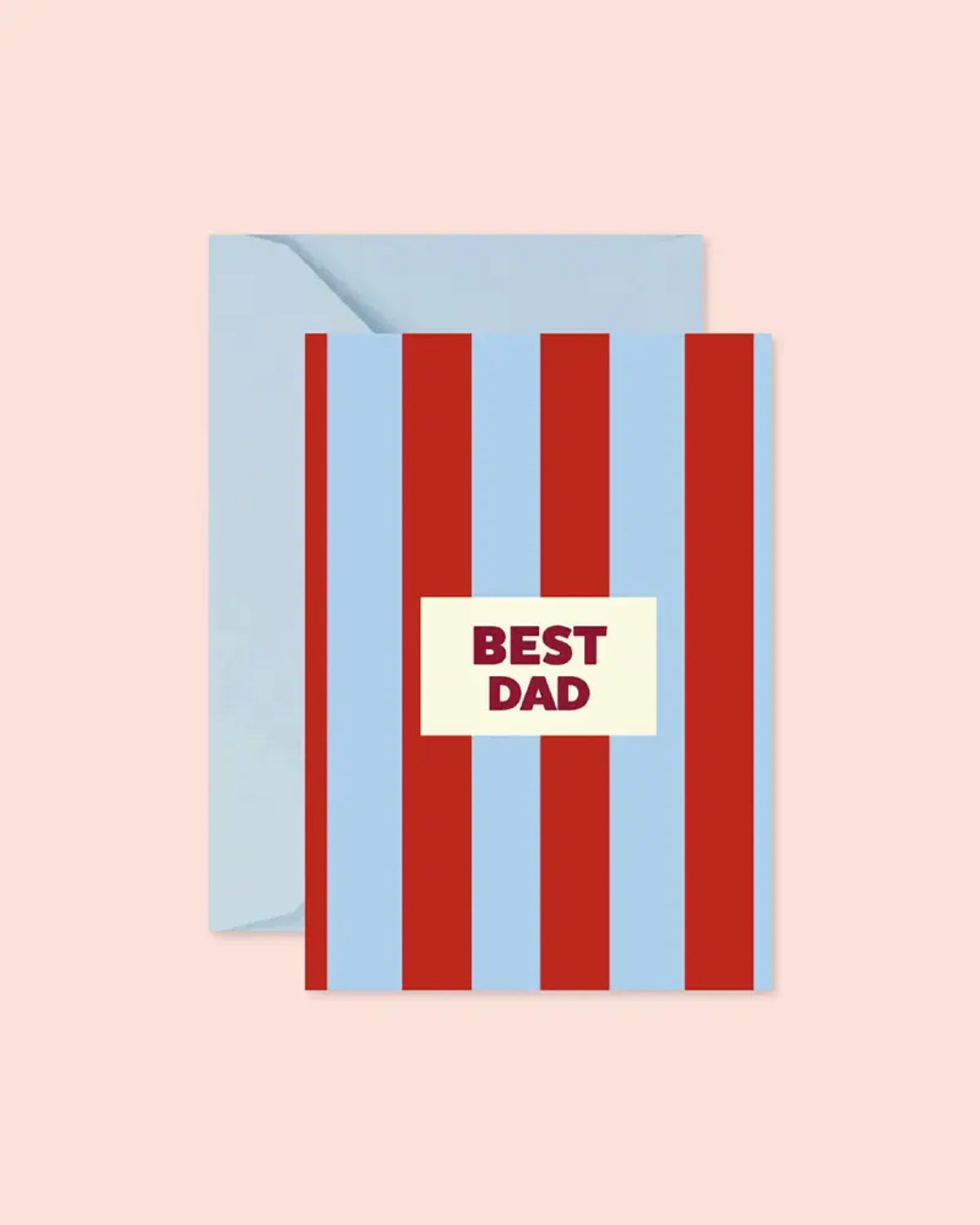Carte fête des pères illustrée avec enveloppe — Ma Petite Vie — Best dad — packshot | Appart 17 Bruxelles