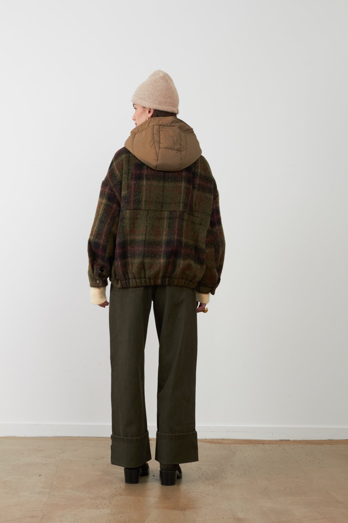 LESTER Veste à carreaux — Carreaux Vert — vue 5