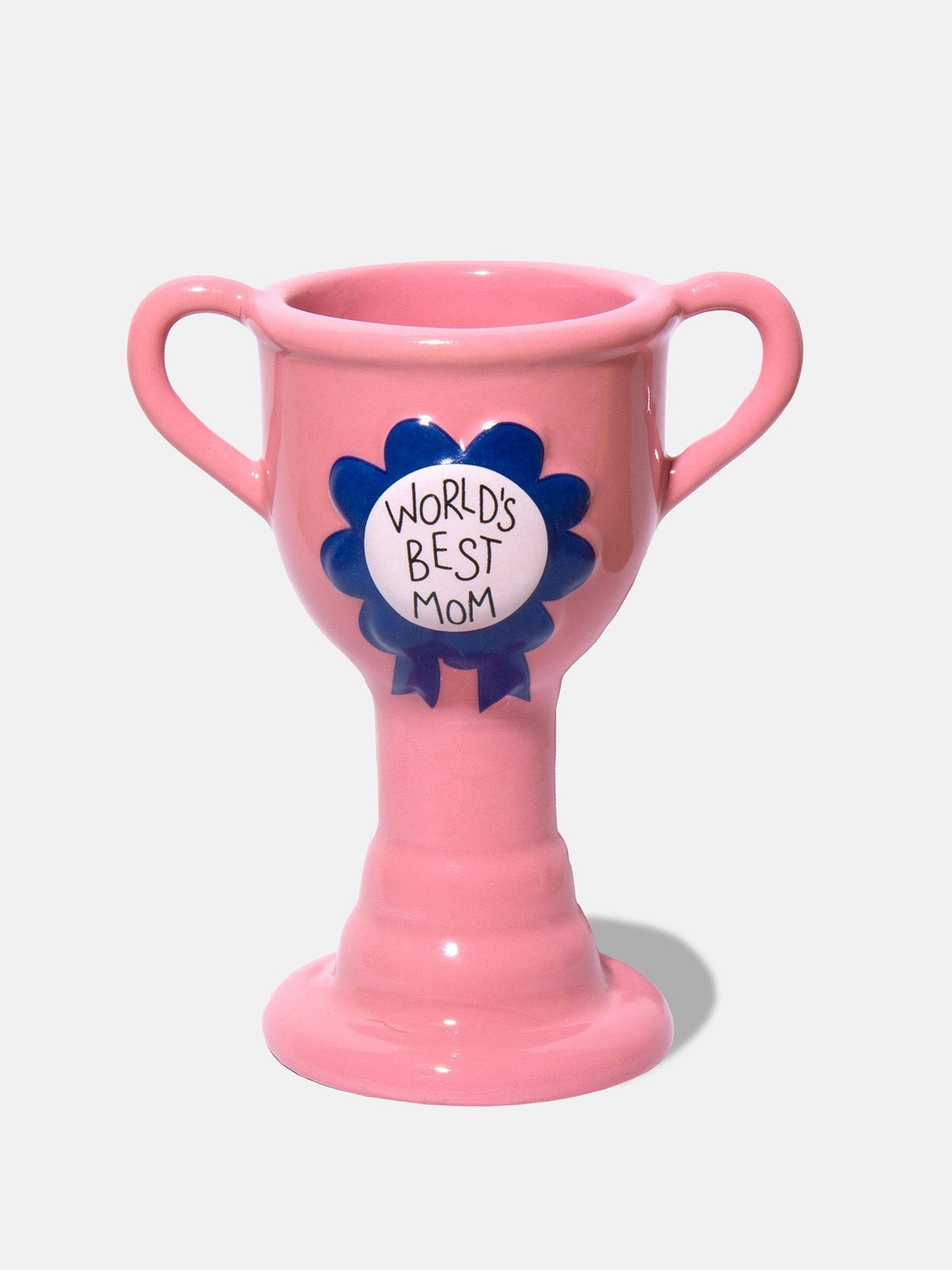 Vase trophée XS en céramique — DOIY — World's best mom — packshot 2 | Appart 17 Bruxelles