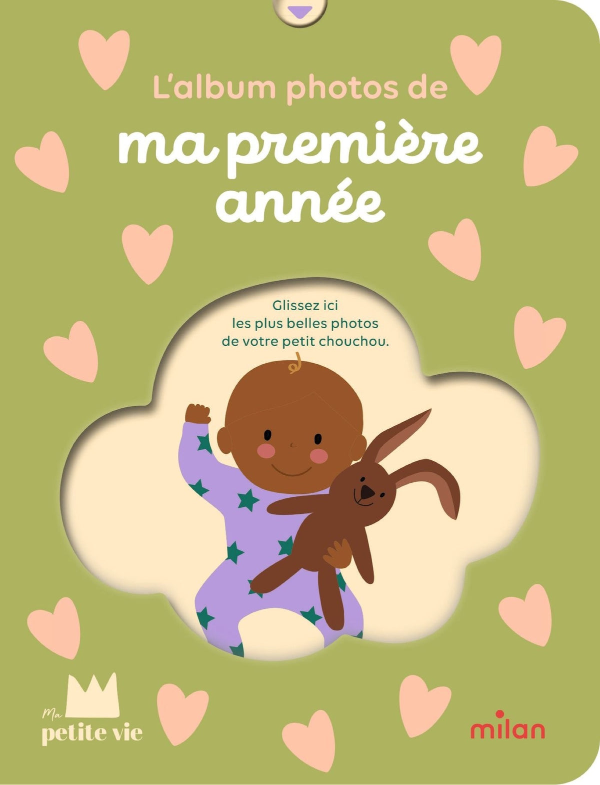 Mon album photos tout-carton pour bébé — Milan — Ma première année — packshot | Appart 17 Bruxelles