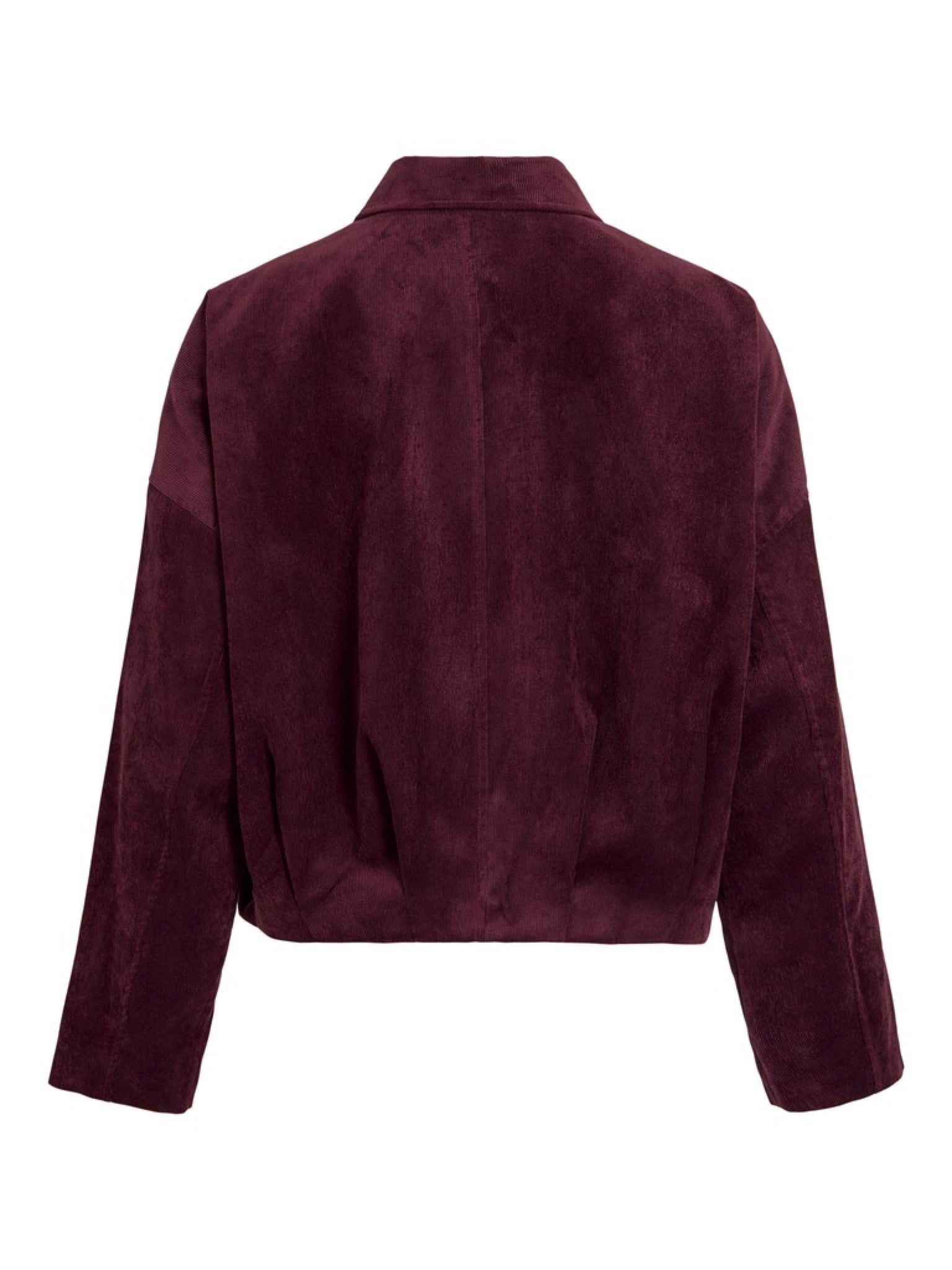VICOURDIE Veste en velours côtelé zippée — VILA — Port Royale — packshot 2 | Appart 17 Bruxelles
