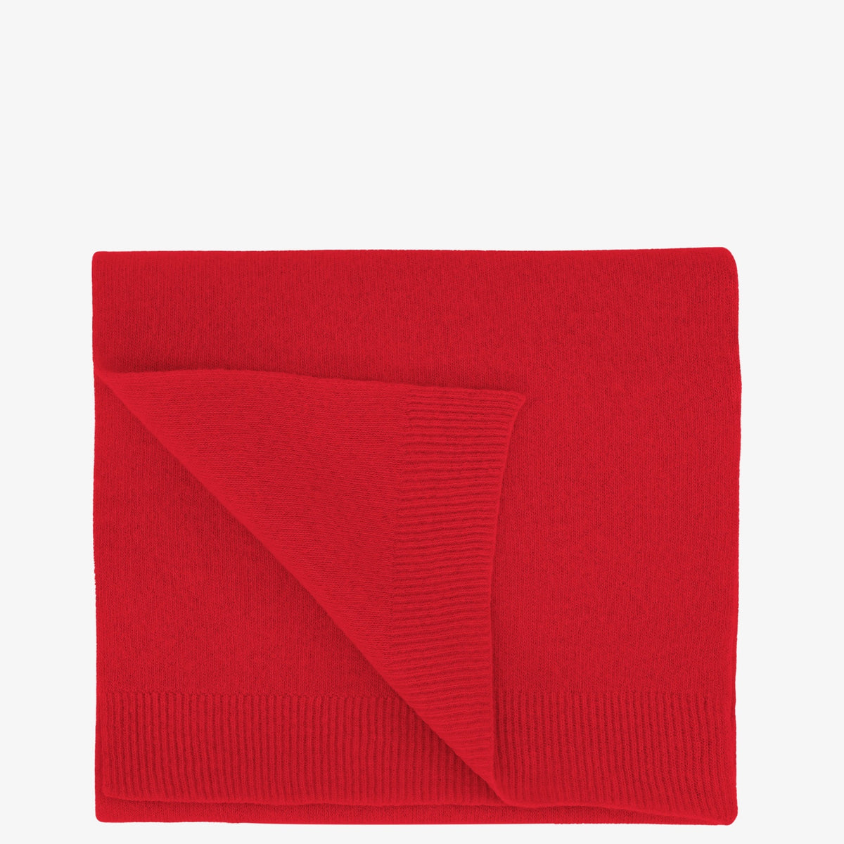 Colorful Standard Merino Wool Scarf Écharpe laine mérinos recyclée — Colorful Standard — Scarlet Red — packshot | Appart 17 Bruxelles