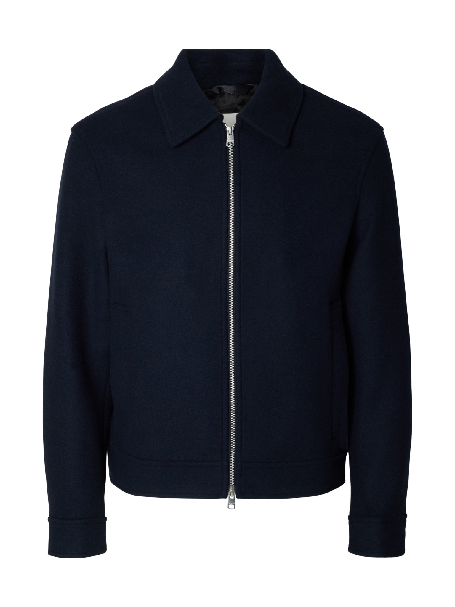 SLMPHILIP Veste en laine recyclée — Sky Captain