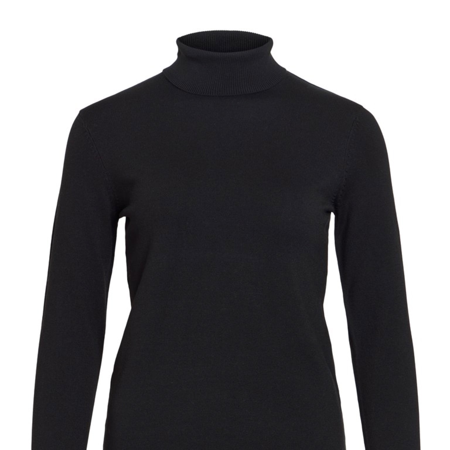 VIMALU Pull col roulé — Black Beauty