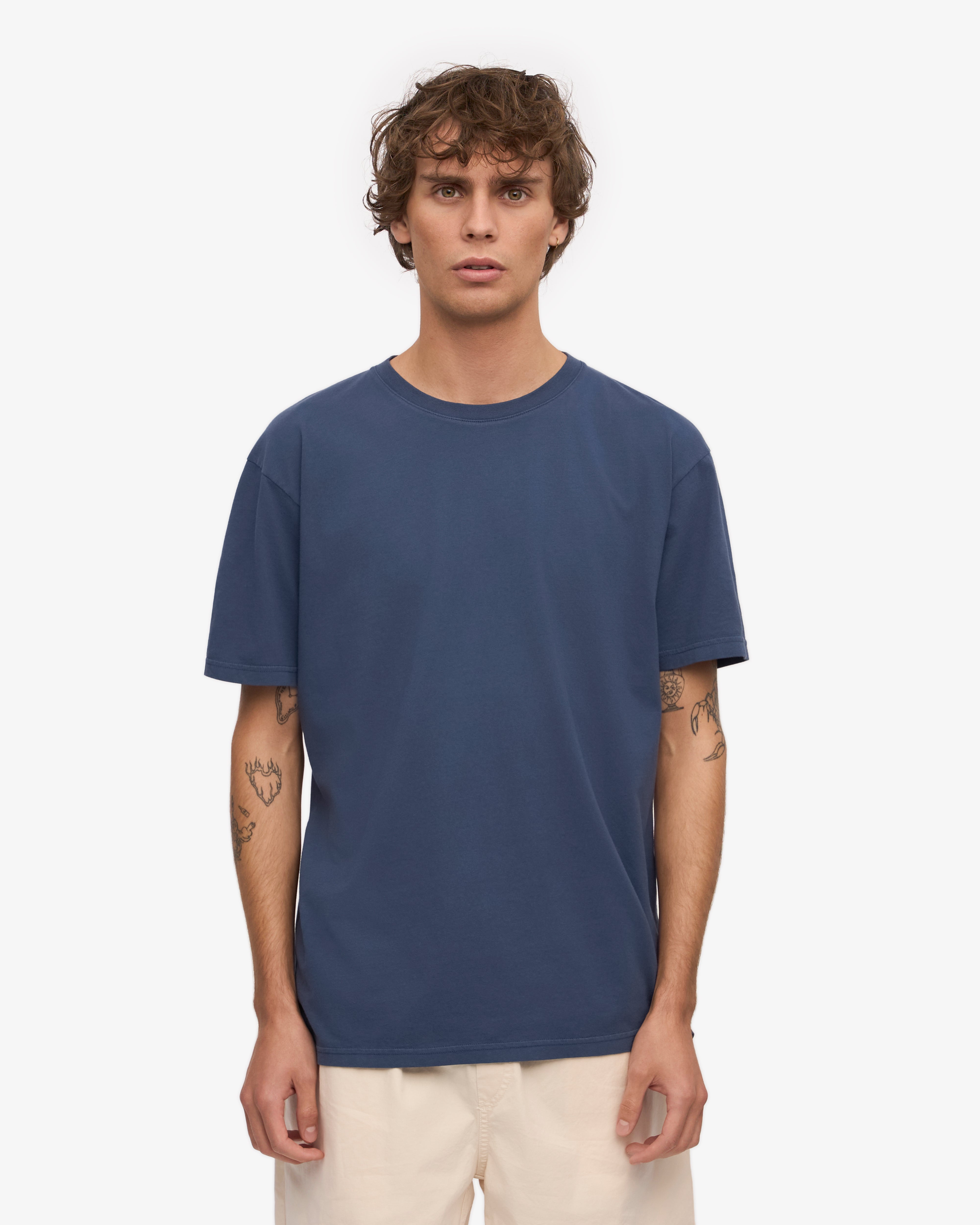 Colorful Standard Classic Organic Tee Coton bio Petrol Blue