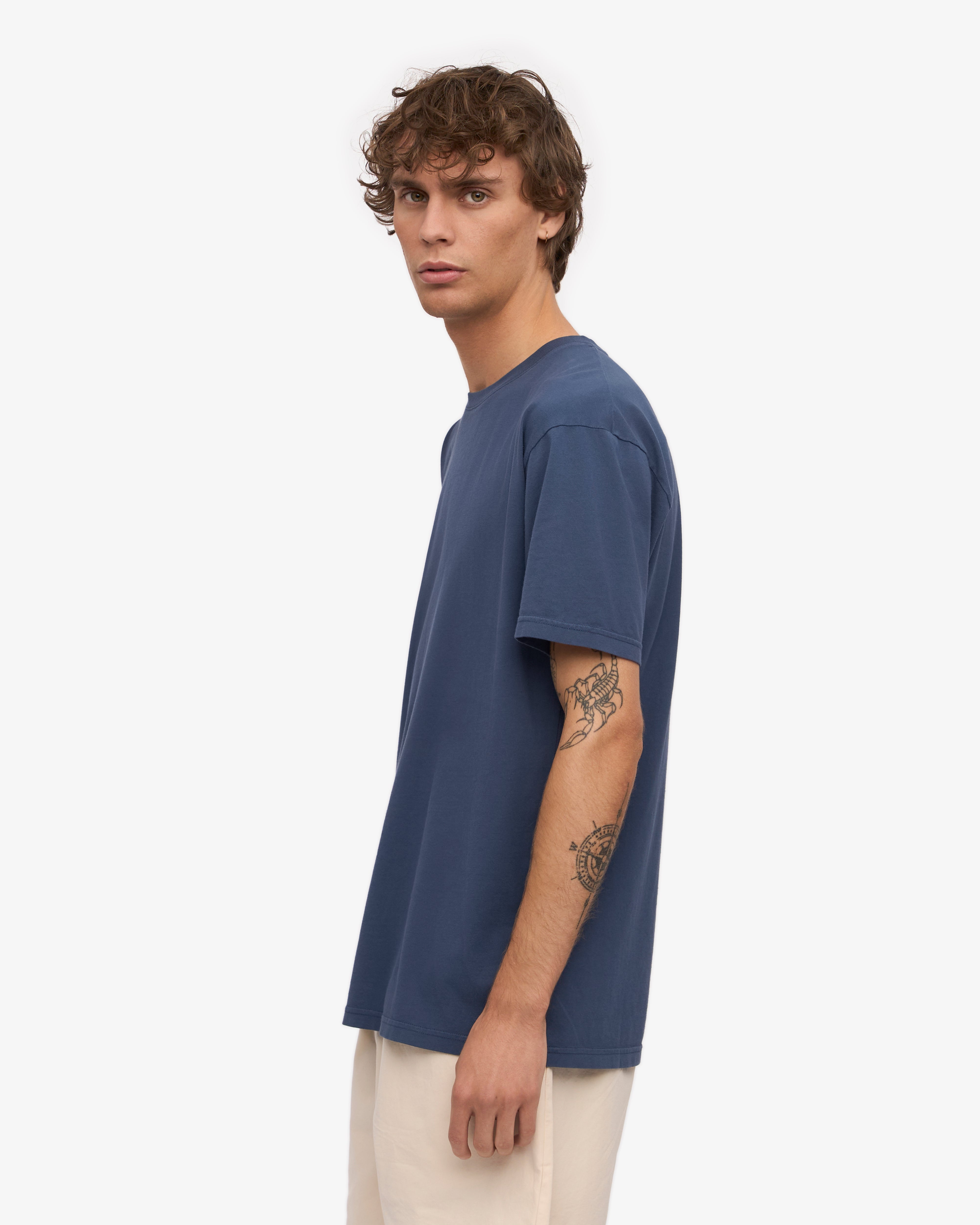 Colorful Standard Classic Organic Tee Coton bio Petrol Blue
