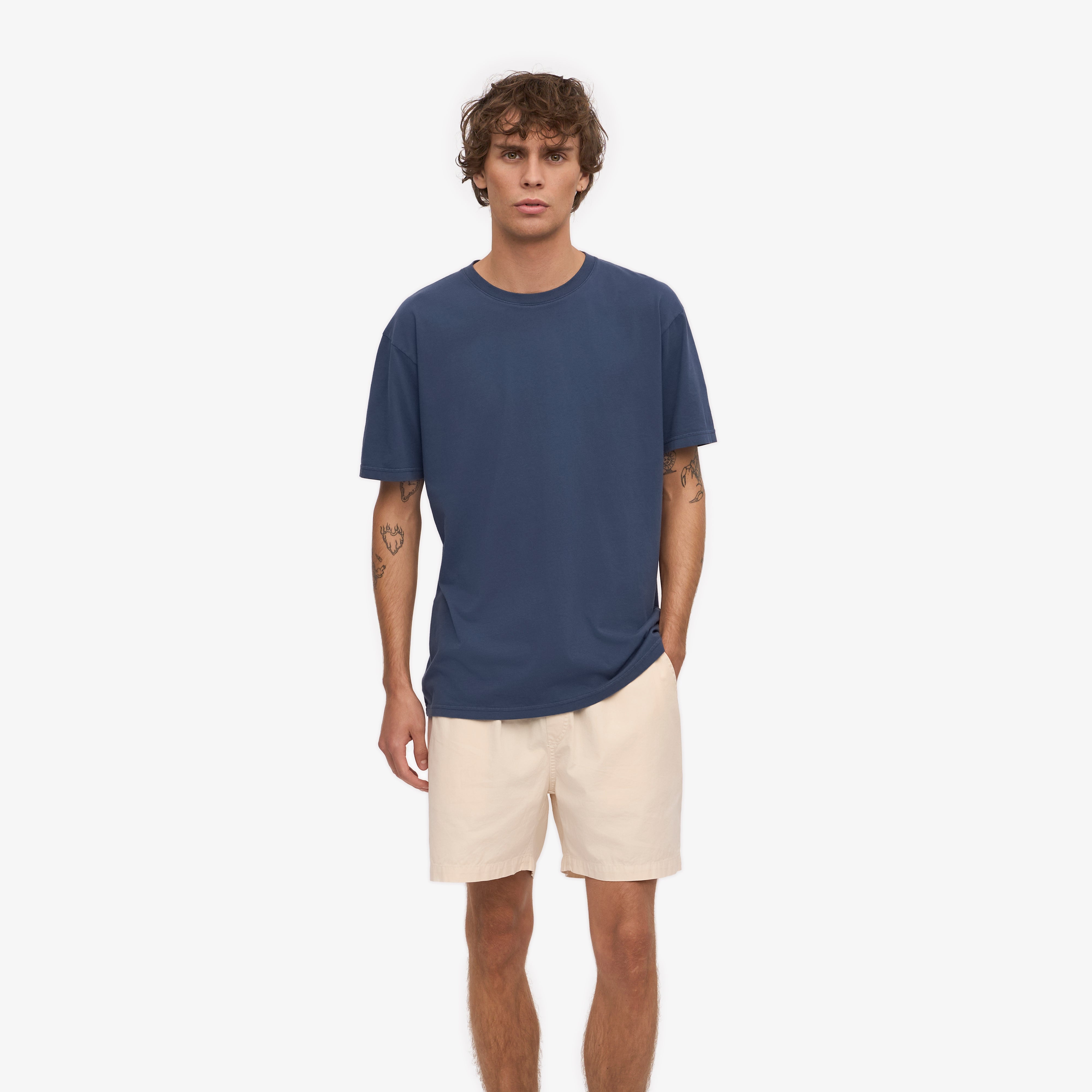 Colorful Standard Classic Organic Tee Coton bio Petrol Blue