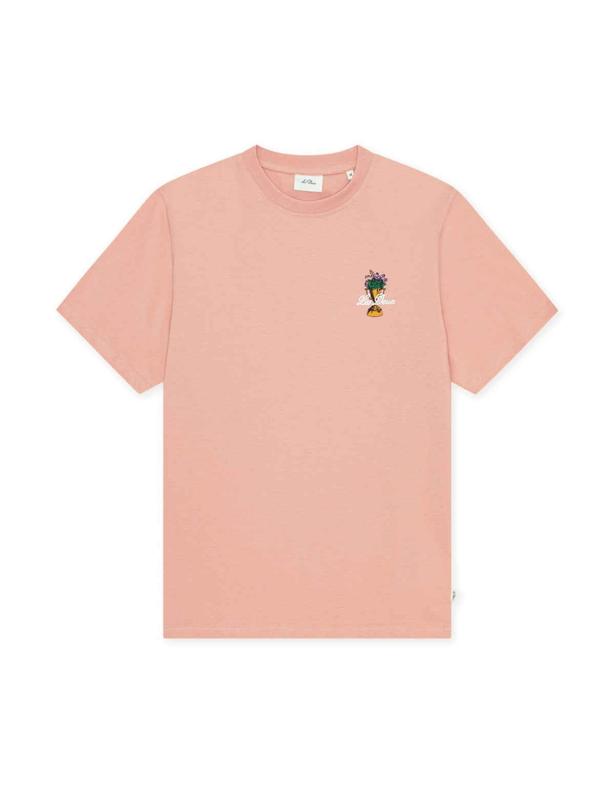 Flower Trophy T-shirt imprimé coupe fleurie — Les Deux — Misty Rose Pink — packshot 5 | Appart 17 Bruxelles