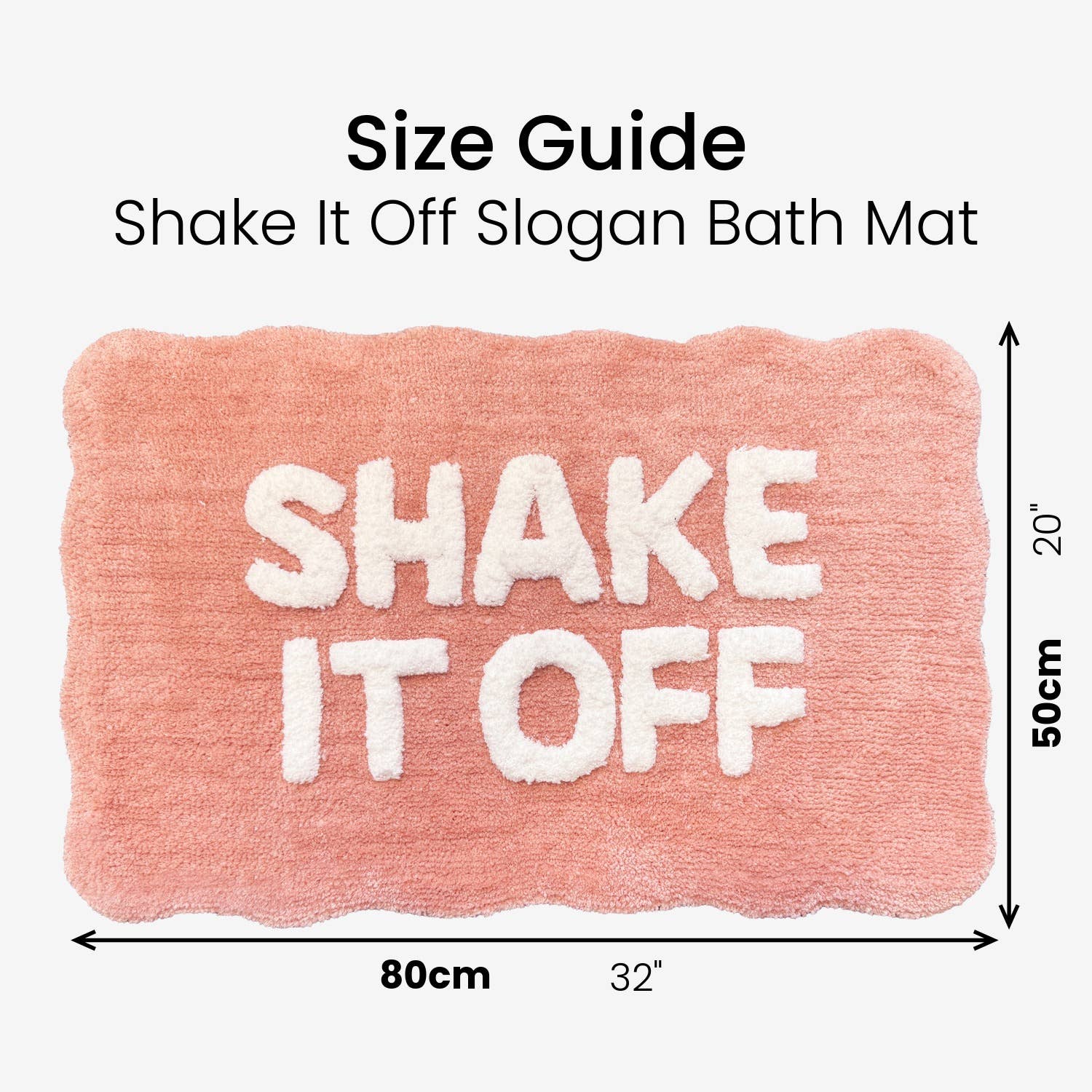Tapis de bain « Shake It Off » festonné — Bleu — vue 12, Bleu clair & bleu foncé | Appart 17