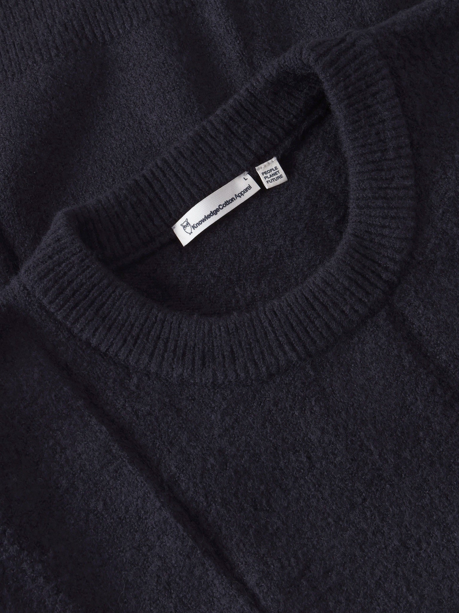 Pull Soufflé col rond en coton bio — Night Sky — vue 4