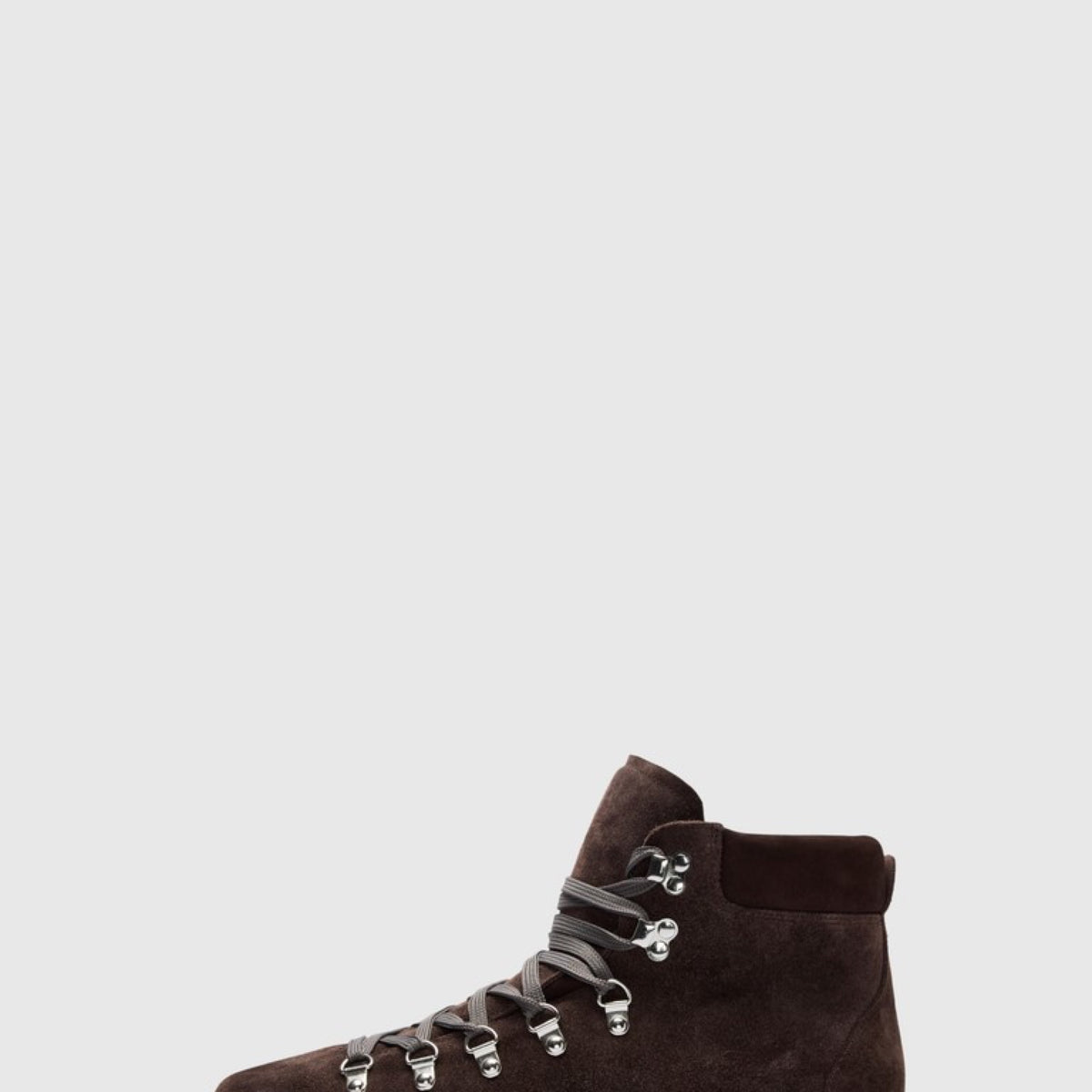 SLMALFRED Boots de randonnée en daim doublées cuir — Selected Homme — Delicioso — packshot, profil | Appart 17 Bruxelles