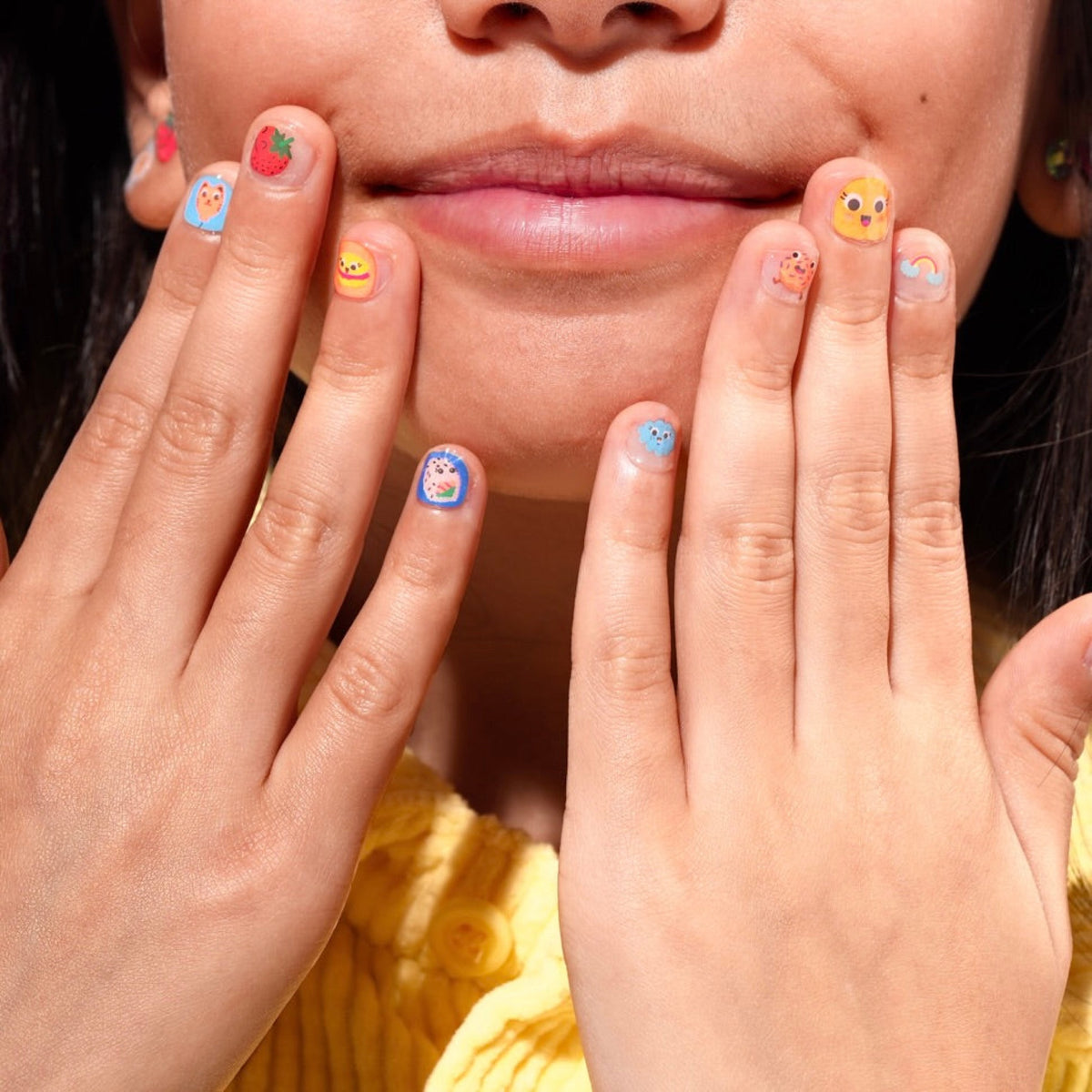 Nail stickers enfant, 200 gommettes pour ongles — OMY — Kawaii — autre vue 3 | Appart 17 Bruxelles