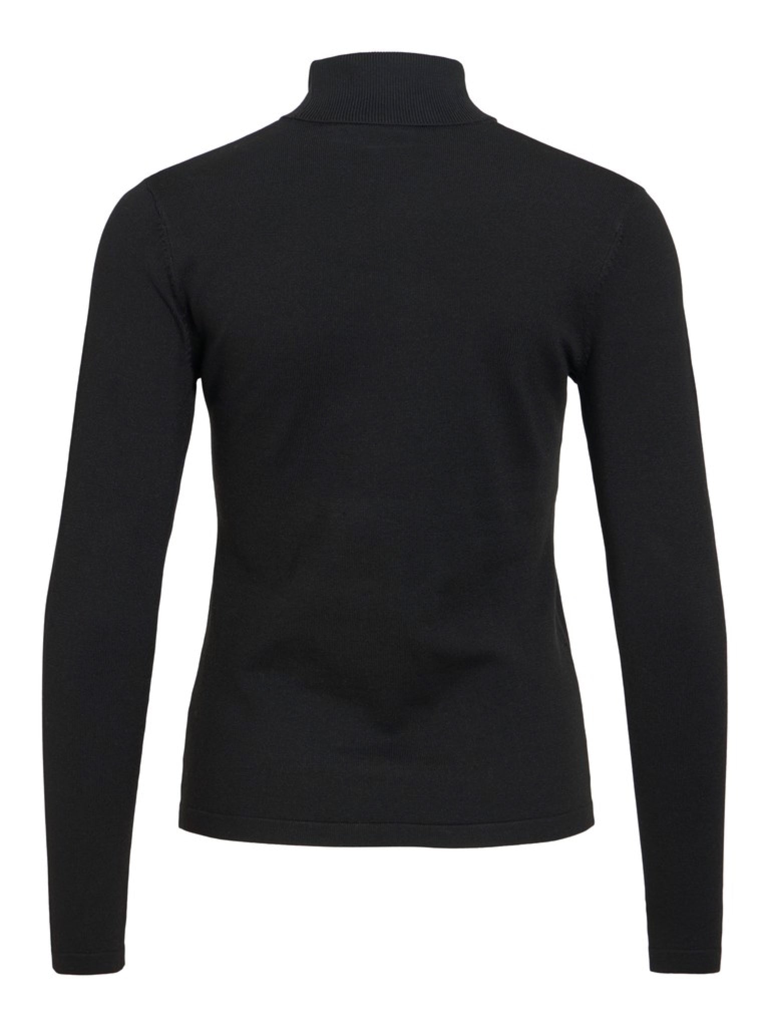 VIMALU Pull col roulé — Black Beauty — vue 2