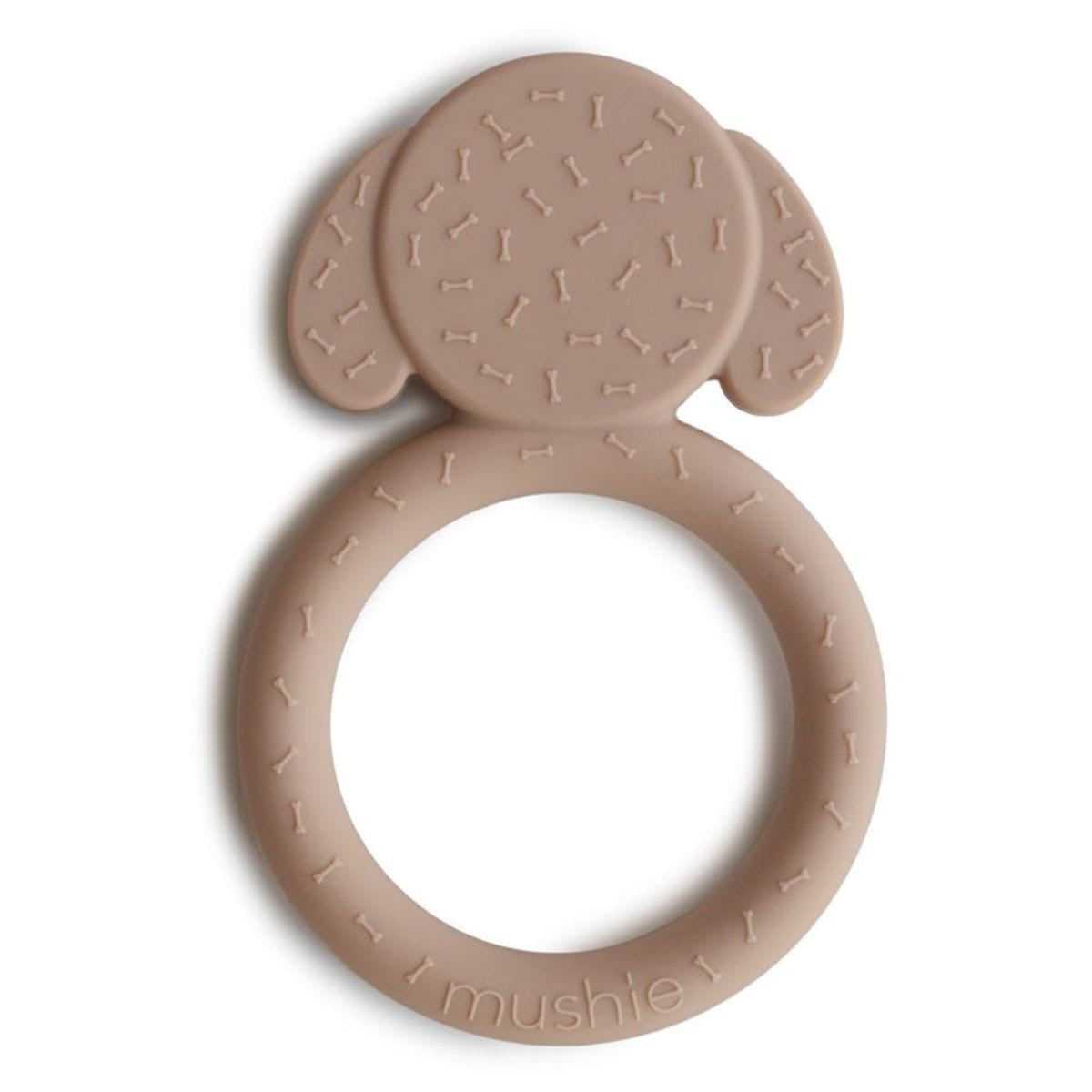 Jouet de dentition en silicone — Mushie — Chien — mise en situation 2 | Appart 17 Bruxelles
