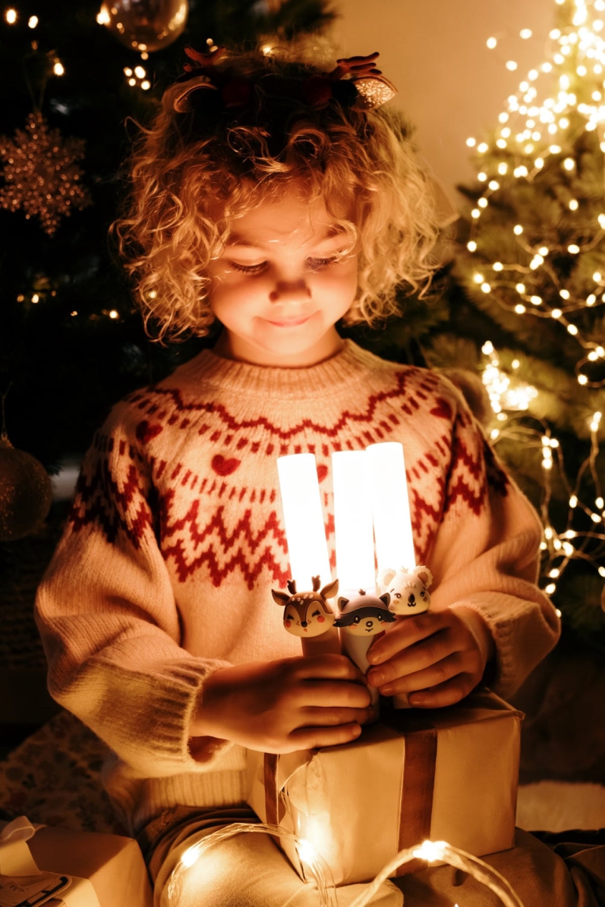 Veilleuse et lampe de lecture rechargeable Zoo Light — The Zoofamily — Cerf — autre vue 6 | Appart 17 Bruxelles