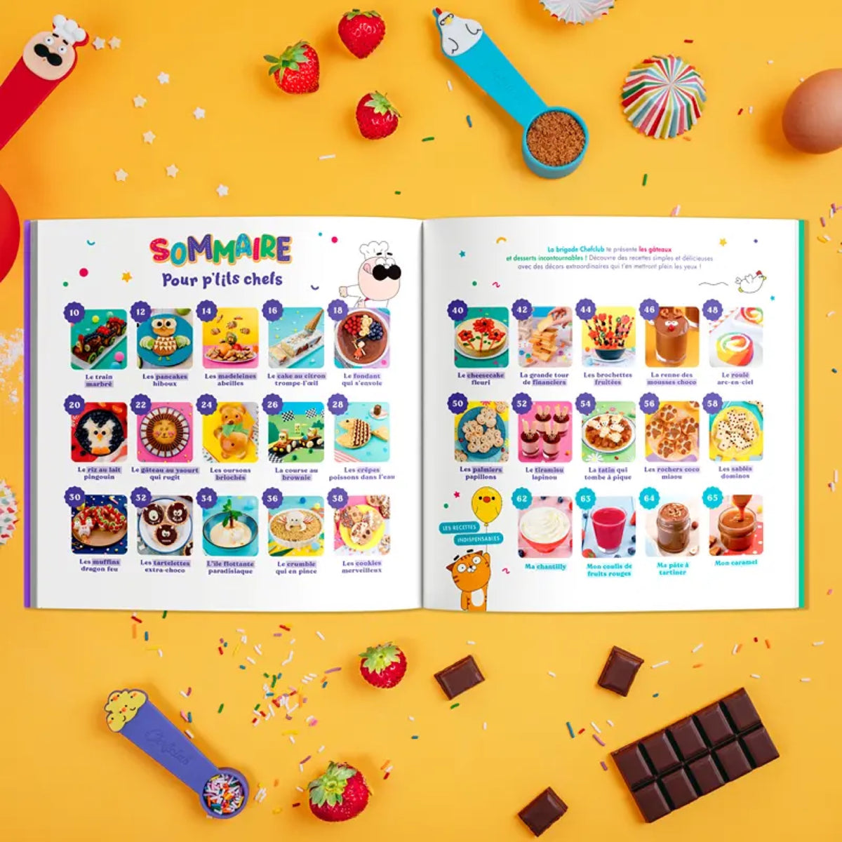 Livre de recettes pour enfants — Chefclub Kids — Les gâteaux et desserts incontournables — autre vue 2 | Appart 17 Bruxelles