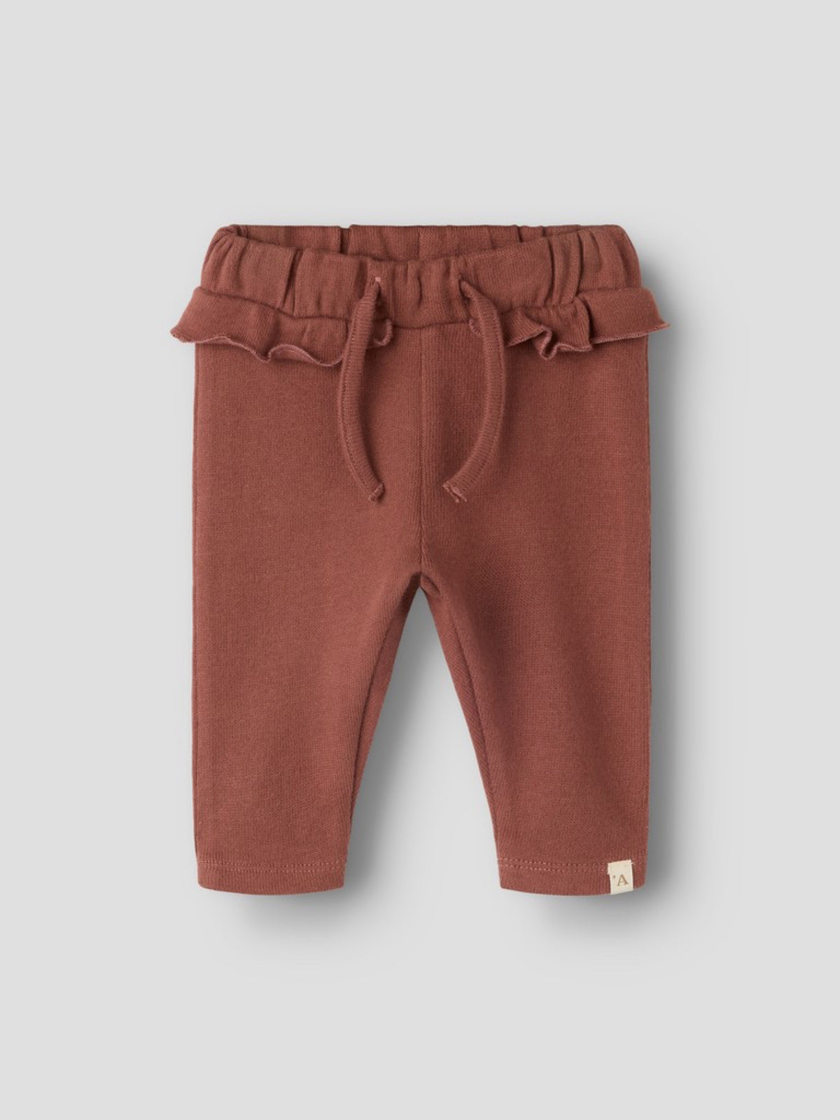 NBFTHORO Pantalon à volant bébé fille — Lil' Atelier — Mahogany — autre vue 3 | Appart 17 Bruxelles
