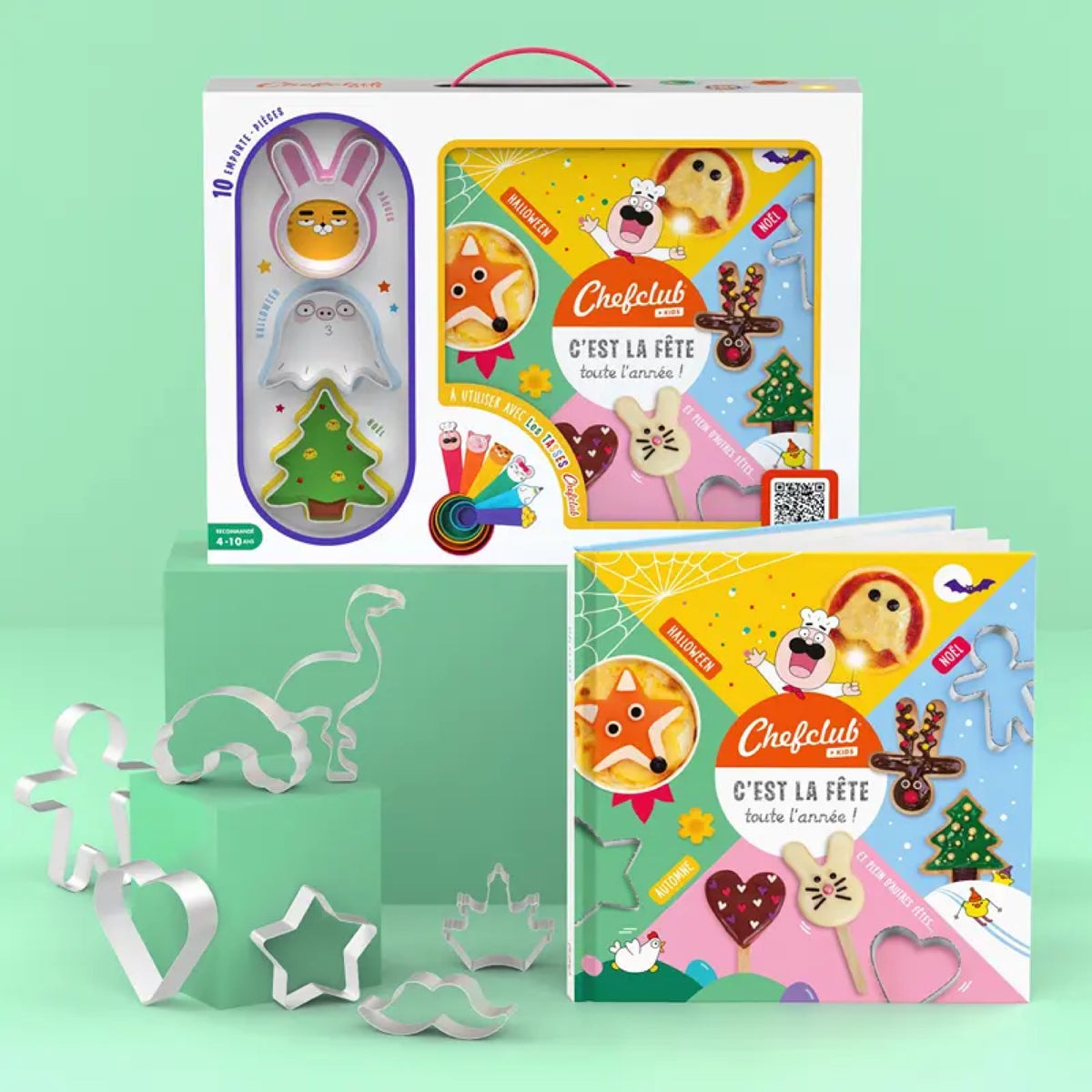 Coffret cuisine enfant livre de recettes — Chefclub Kids — C'est la fête toute l'année — autre vue 4 | Appart 17 Bruxelles