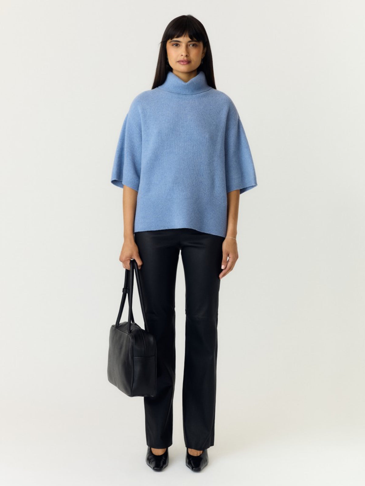 YAS EMILA Pull col roulé en laine — vue 3