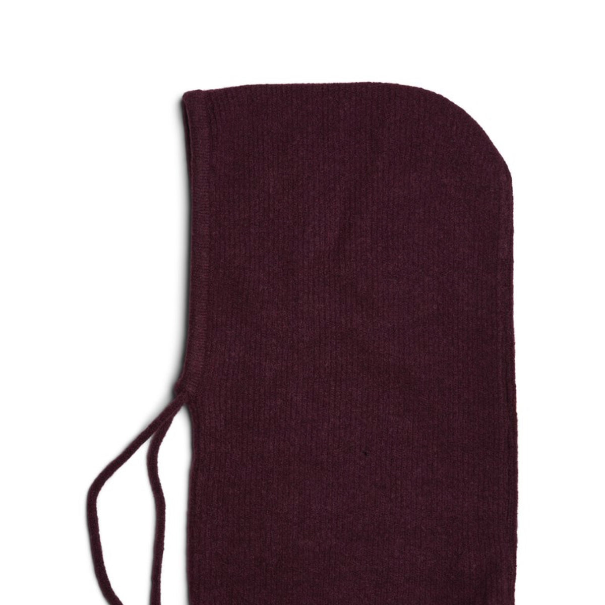 PCSOLINA Cagoule en maille côtelée à liens — Pieces — Winetasting — packshot | Appart 17 Bruxelles