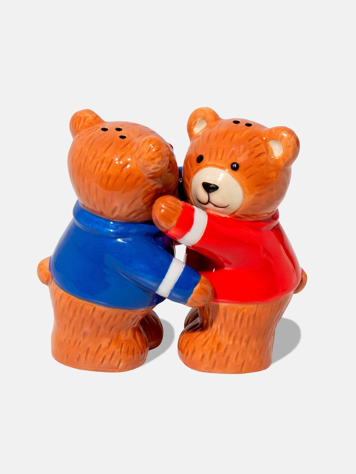 Salière et poivrière oursons Teddy en céramique — DOIY — Caramel — packshot 2 | Appart 17 Bruxelles