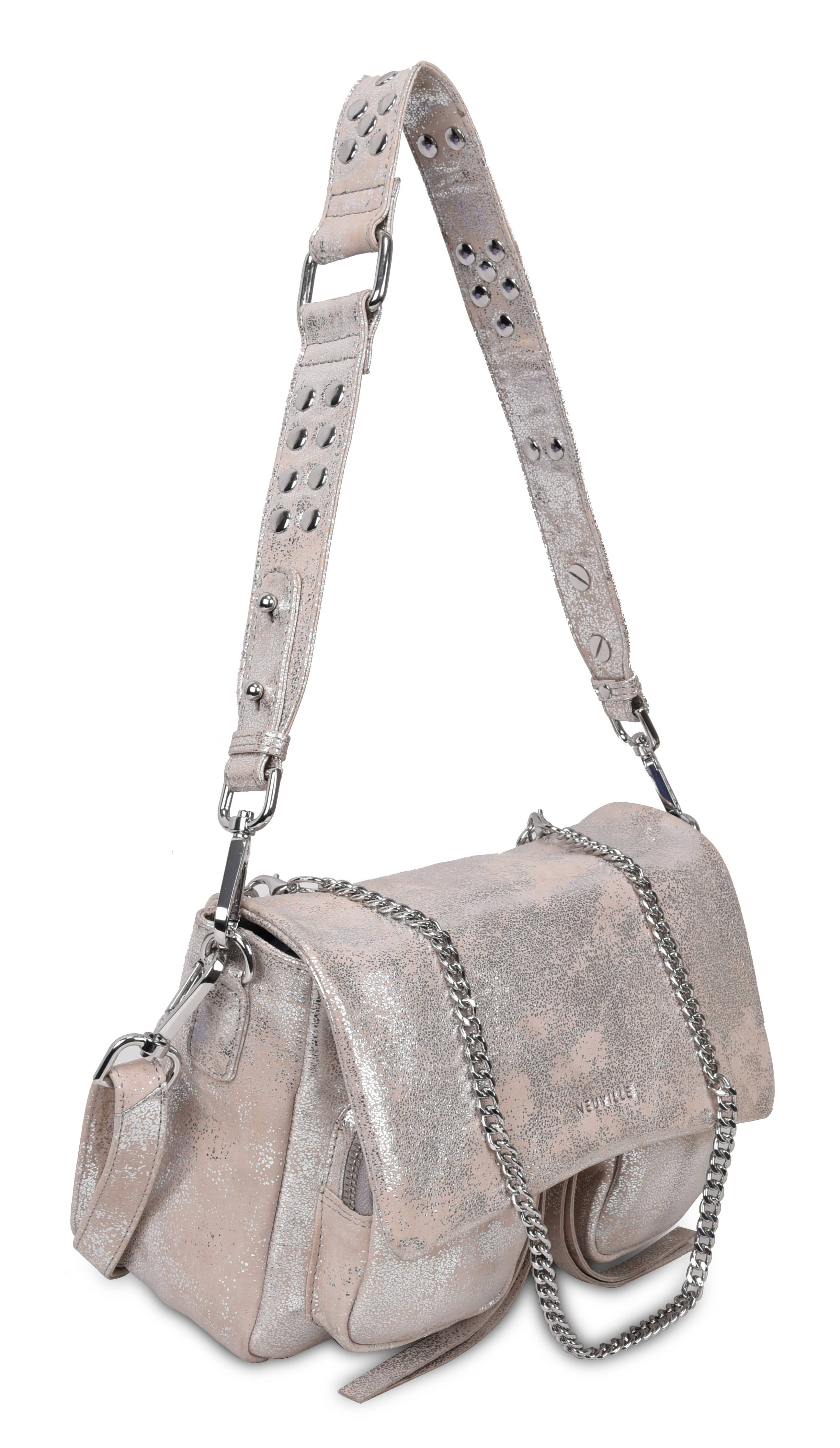 MAXKE - Sac à bandoulière et à bandoulière en cuir doré sable — Neuville — Cardigans & Gilets — Appart17 — vue 4