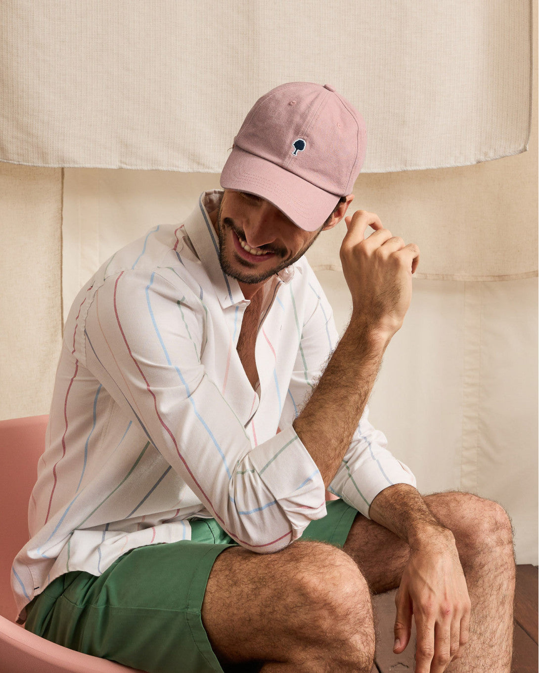 Faguo S25CA0101-PIN10 Casquette Cap Heads Rose — Faguo