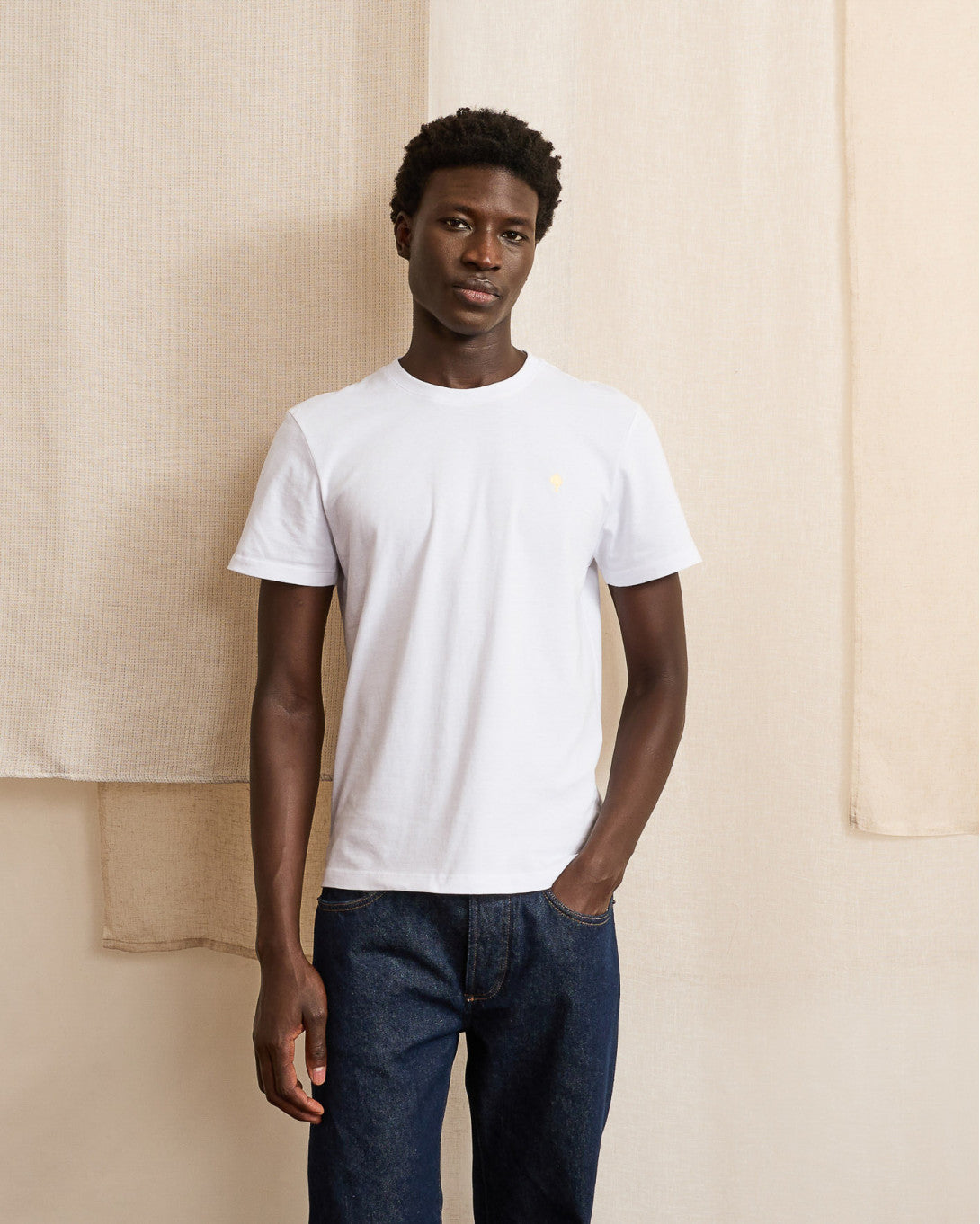 Faguo S26TS0101-WHI00 T-Shirt Arcy Blanc — Faguo