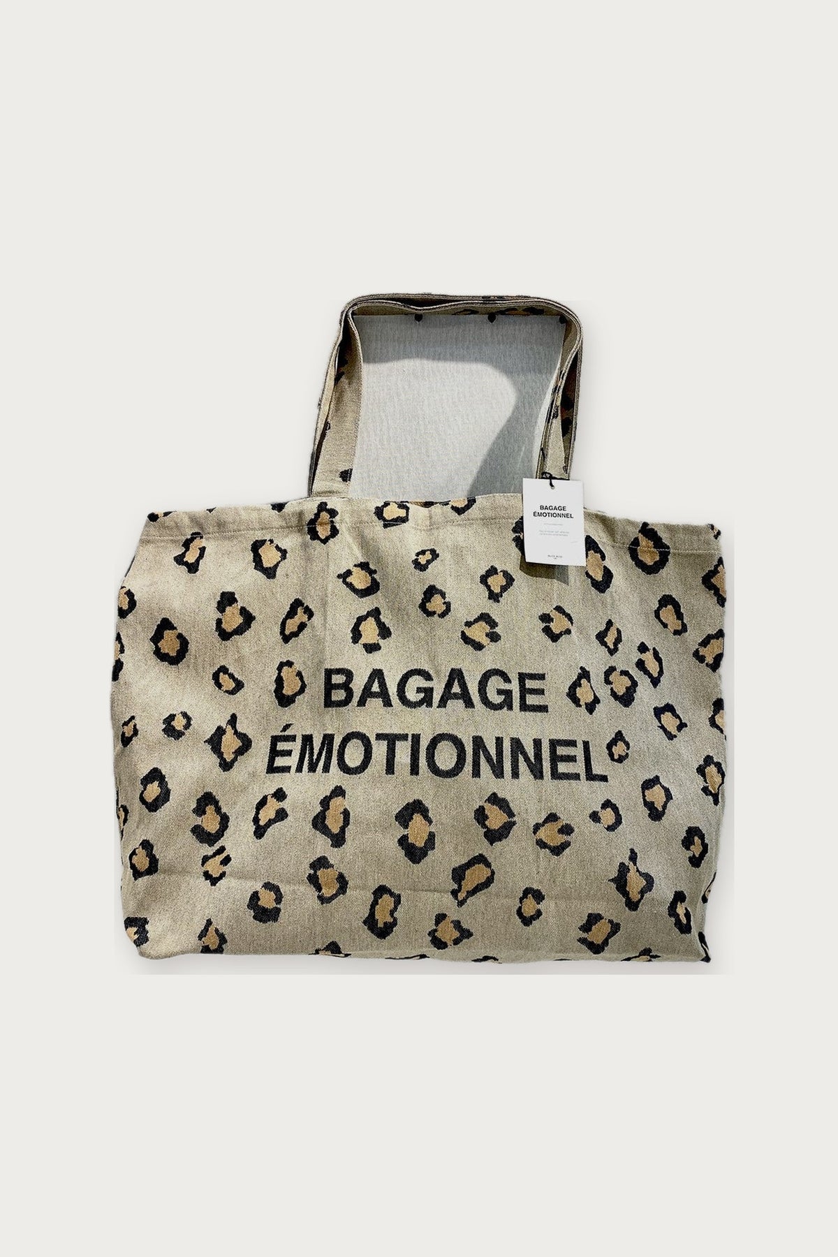 Cabas bagage émotionnel léopard — Félicie Aussi | Appart 17 Bruxelles