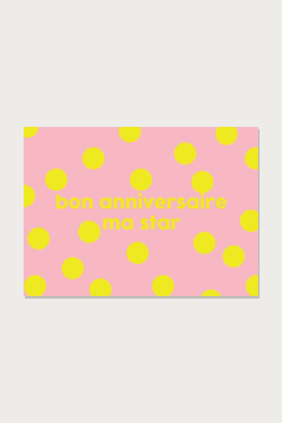 Carte animée 3D « Bon anniversaire ma star » — Félicie Aussi | Appart 17 Bruxelles