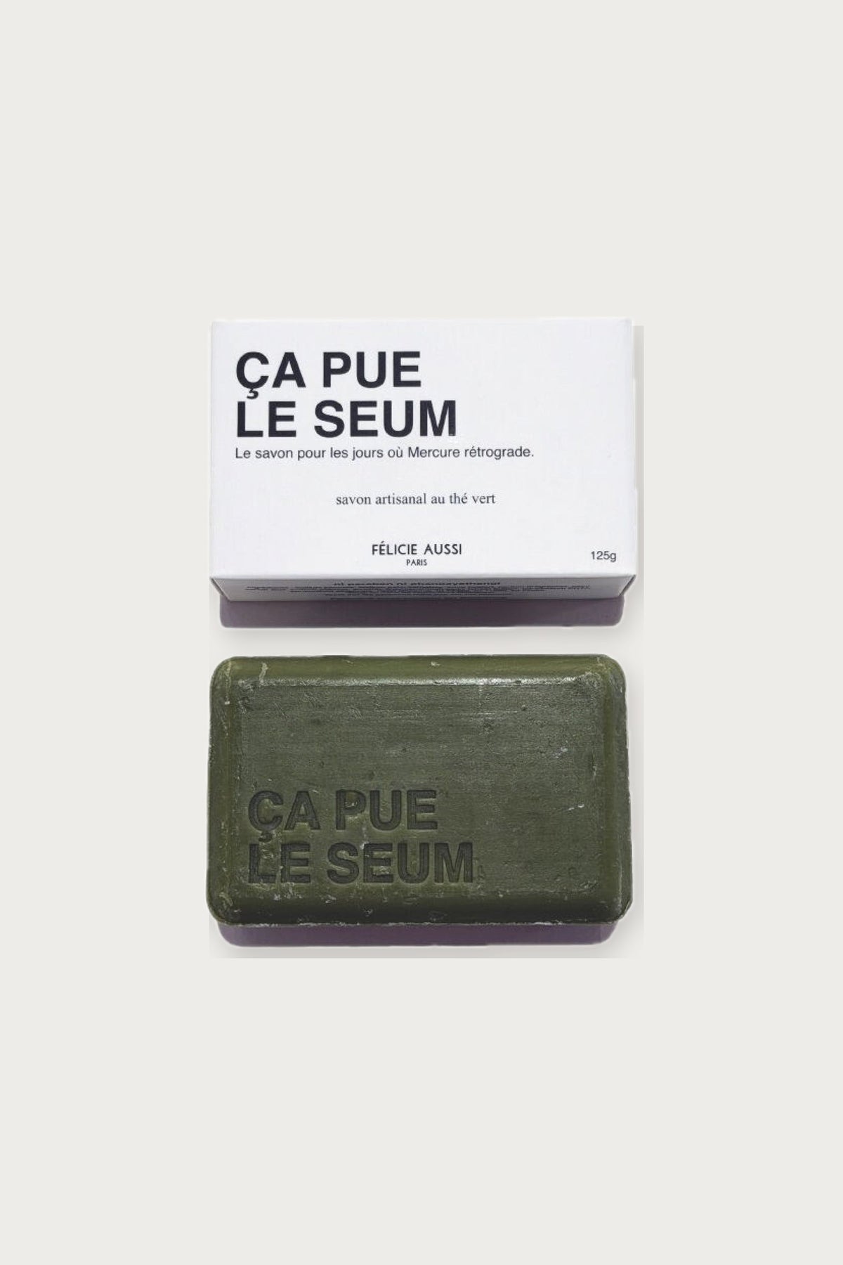 Savon « Seum » au thé vert — Félicie Aussi | Appart 17 Bruxelles