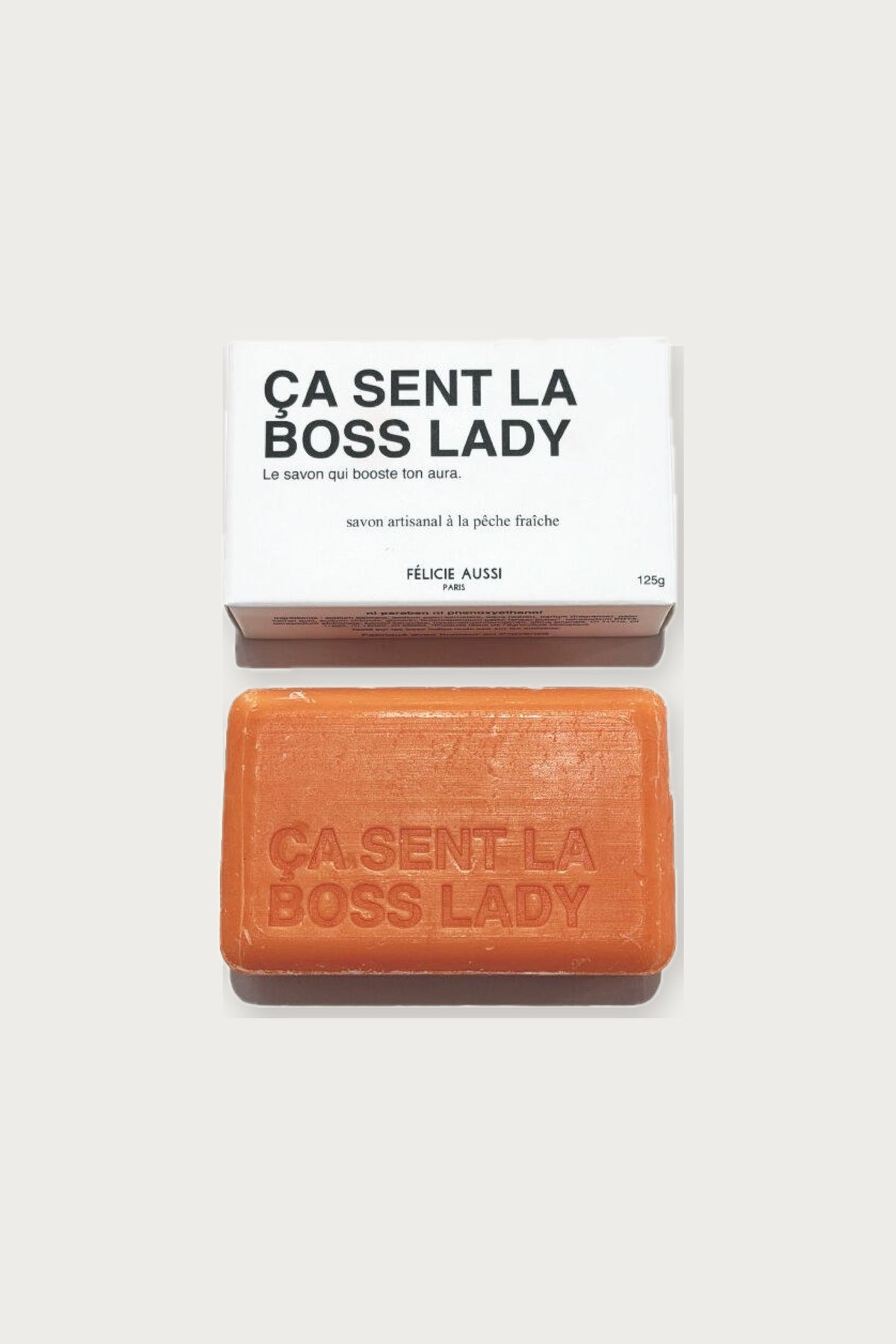 Savon « Boss Lady » à la pêche fraîche — Félicie Aussi | Appart 17 Bruxelles
