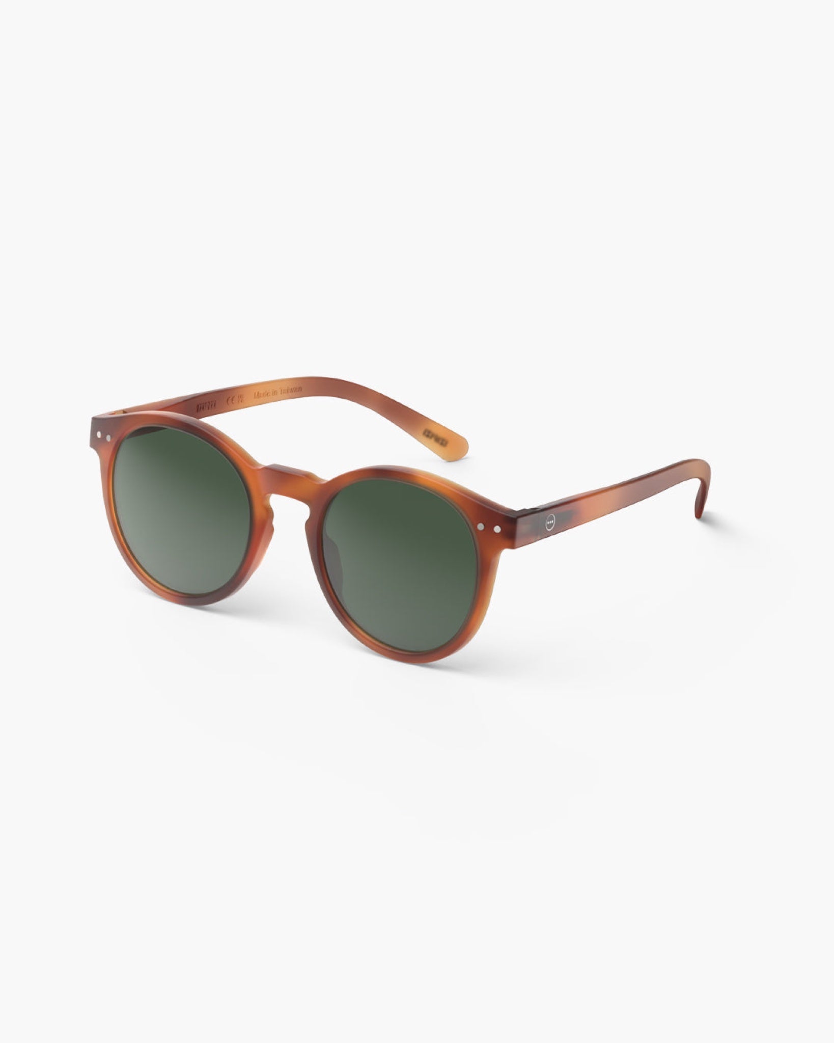 Lunettes de soleil rondes oversize #M Havane – Izipizi | Appart 17