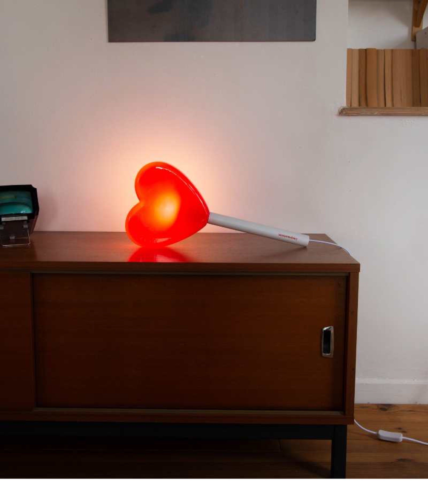 Lampe murale sucette cœur — vue 3 | Appart 17